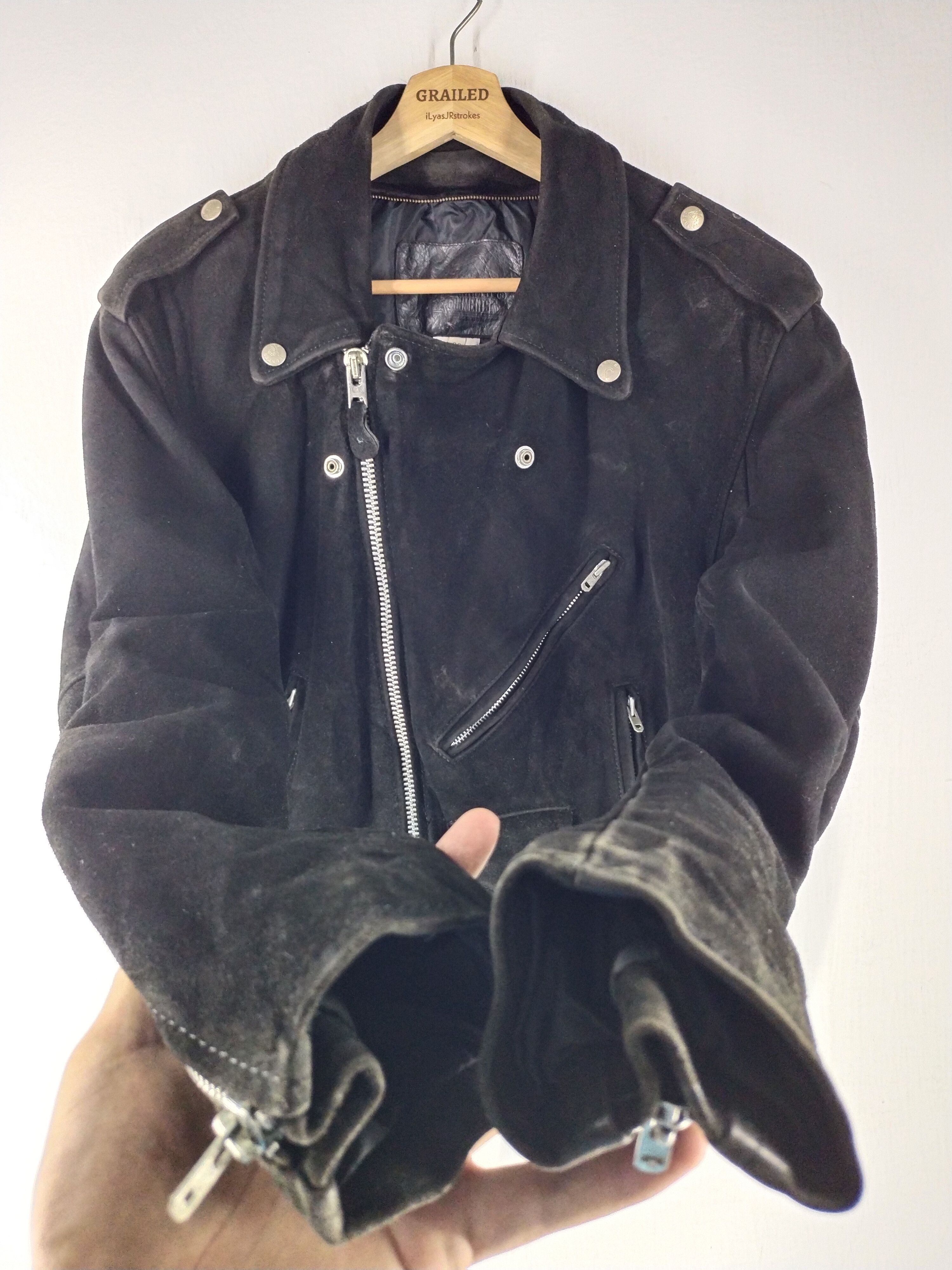 Branded Leather Vintage Branded Leather Garments Double Collar Jacket Size US M / EU 48-50 / 2 - 13 Thumbnail