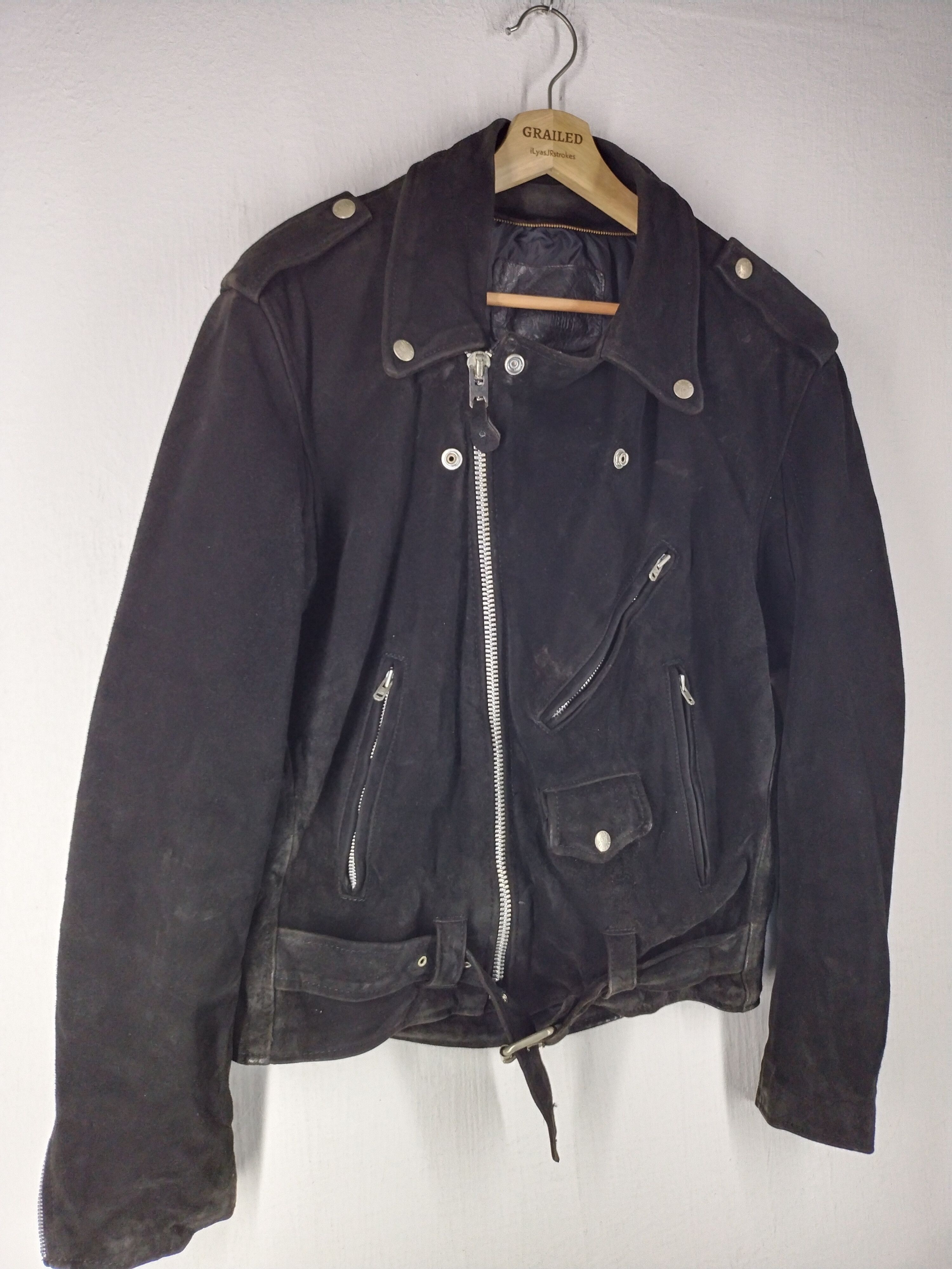 Branded Leather Vintage Branded Leather Garments Double Collar Jacket Size US M / EU 48-50 / 2 - 6 Thumbnail