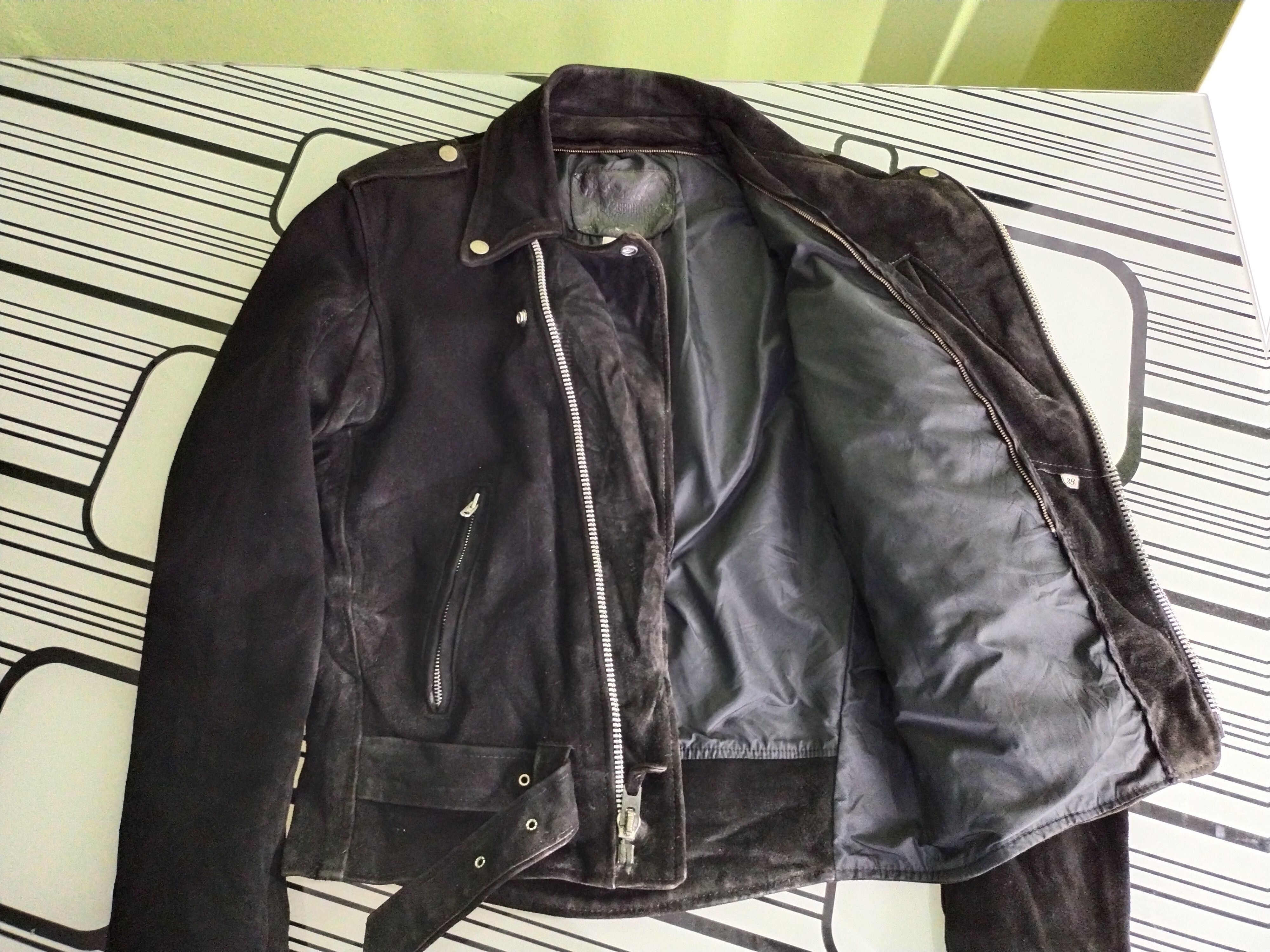 Branded Leather Vintage Branded Leather Garments Double Collar Jacket Size US M / EU 48-50 / 2 - 10 Thumbnail