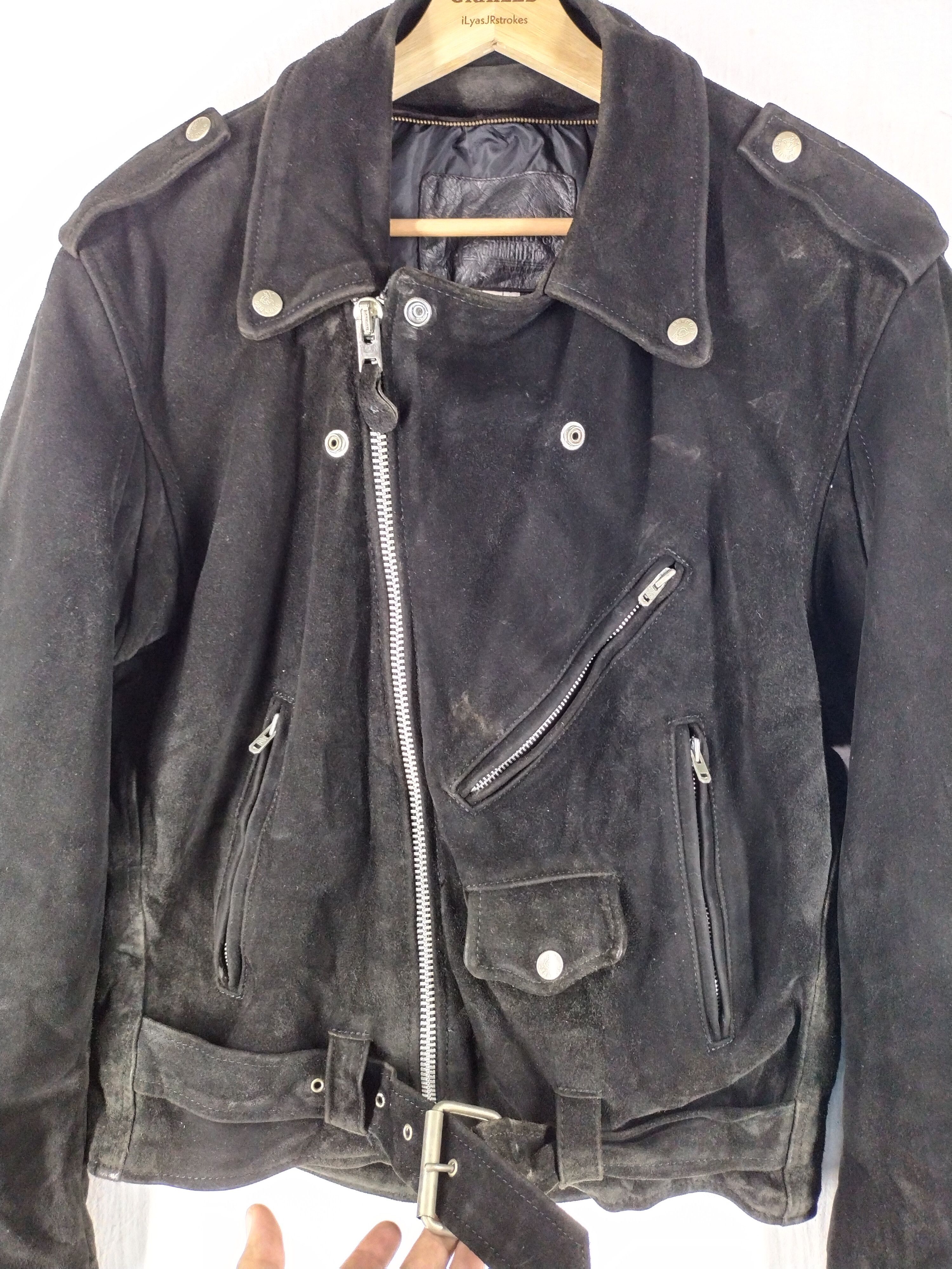 Branded Leather Vintage Branded Leather Garments Double Collar Jacket Size US M / EU 48-50 / 2 - 4 Thumbnail