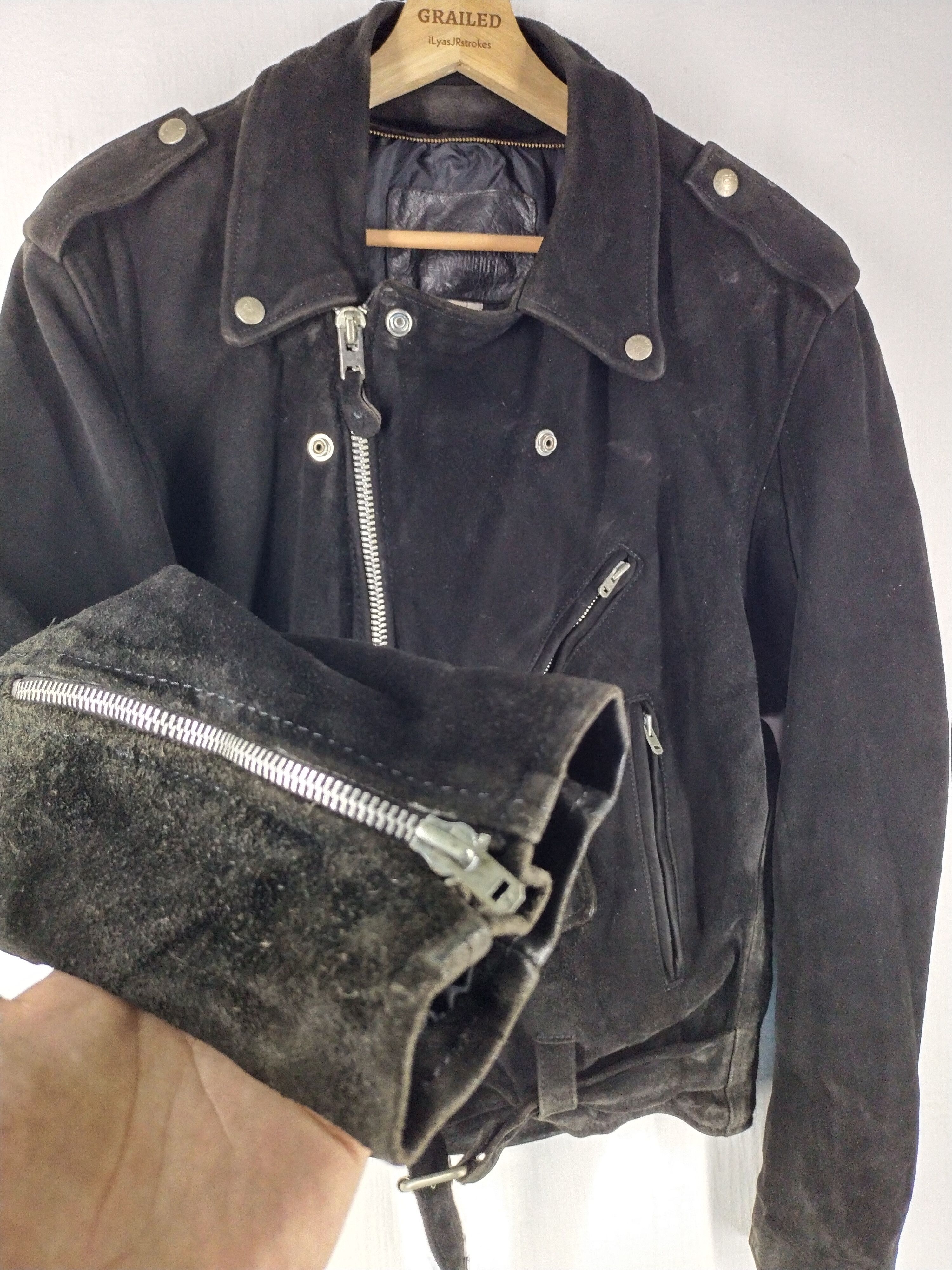 Branded Leather Vintage Branded Leather Garments Double Collar Jacket Size US M / EU 48-50 / 2 - 16 Thumbnail