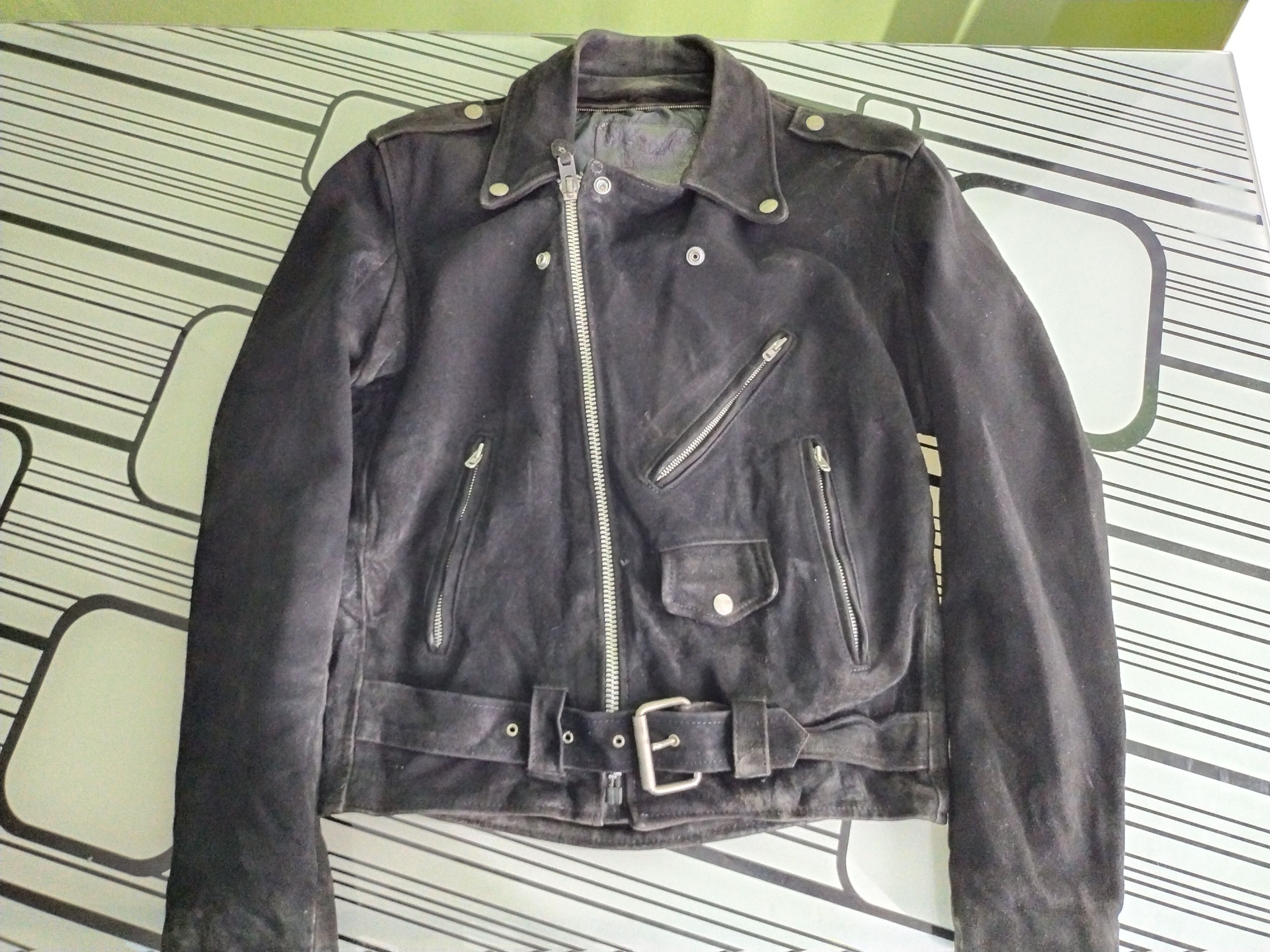 Branded Leather Vintage Branded Leather Garments Double Collar Jacket Size US M / EU 48-50 / 2 - 7 Thumbnail