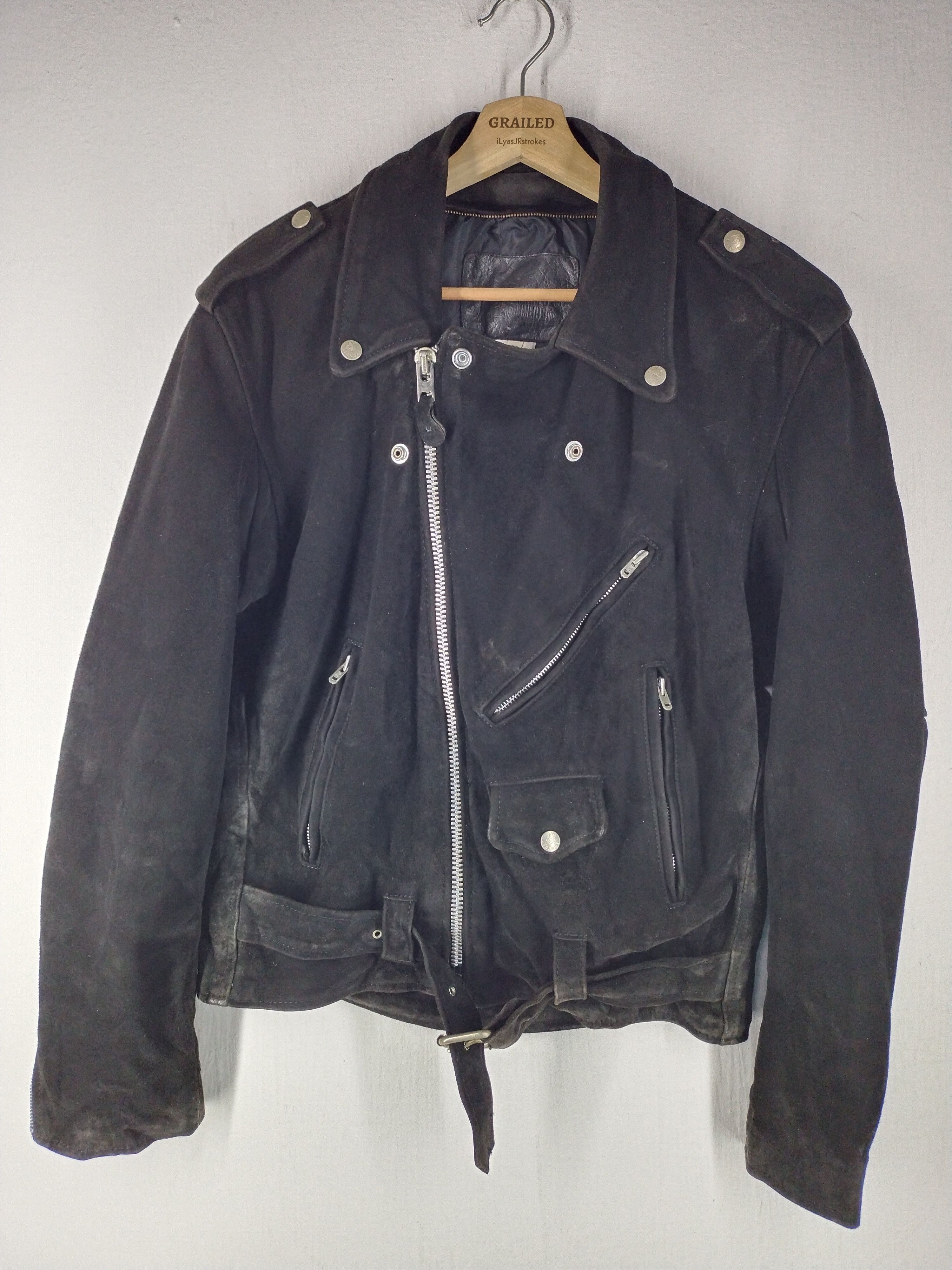 Branded Leather Vintage Branded Leather Garments Double Collar Jacket Size US M / EU 48-50 / 2 - 1 Thumbnail