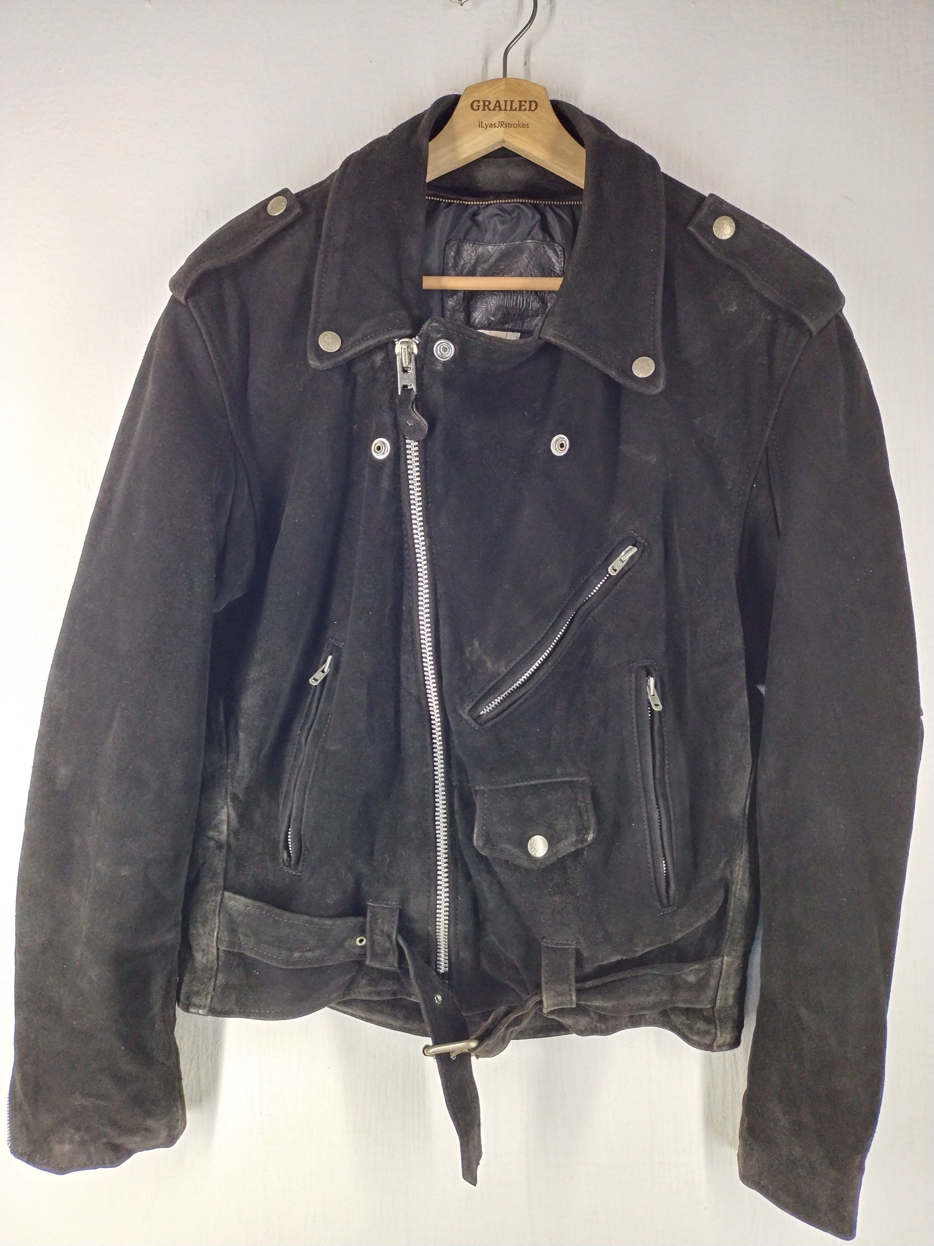 Branded Leather Vintage Branded Leather Garments Double Collar Jacket Size US M / EU 48-50 / 2 - 3 Thumbnail