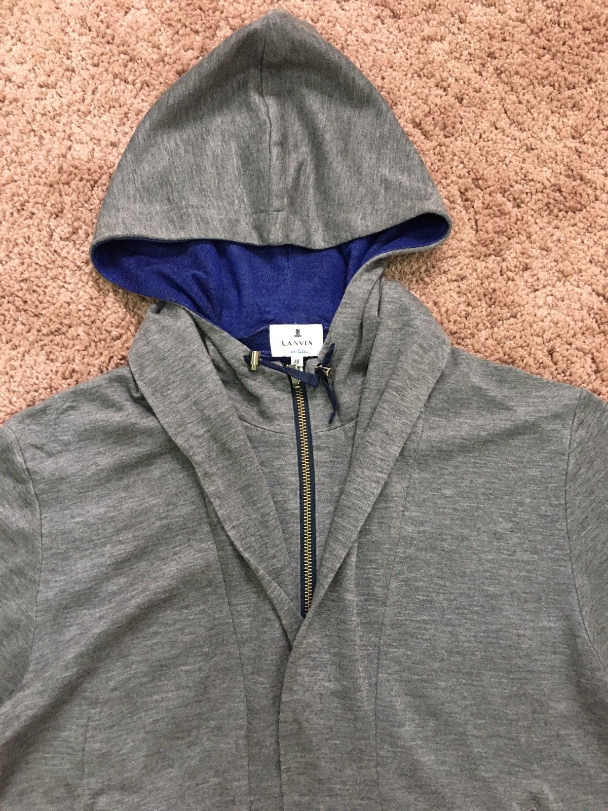 Lanvin light cotton hoodie Size US M / EU 48-50 / 2 - 3 Thumbnail