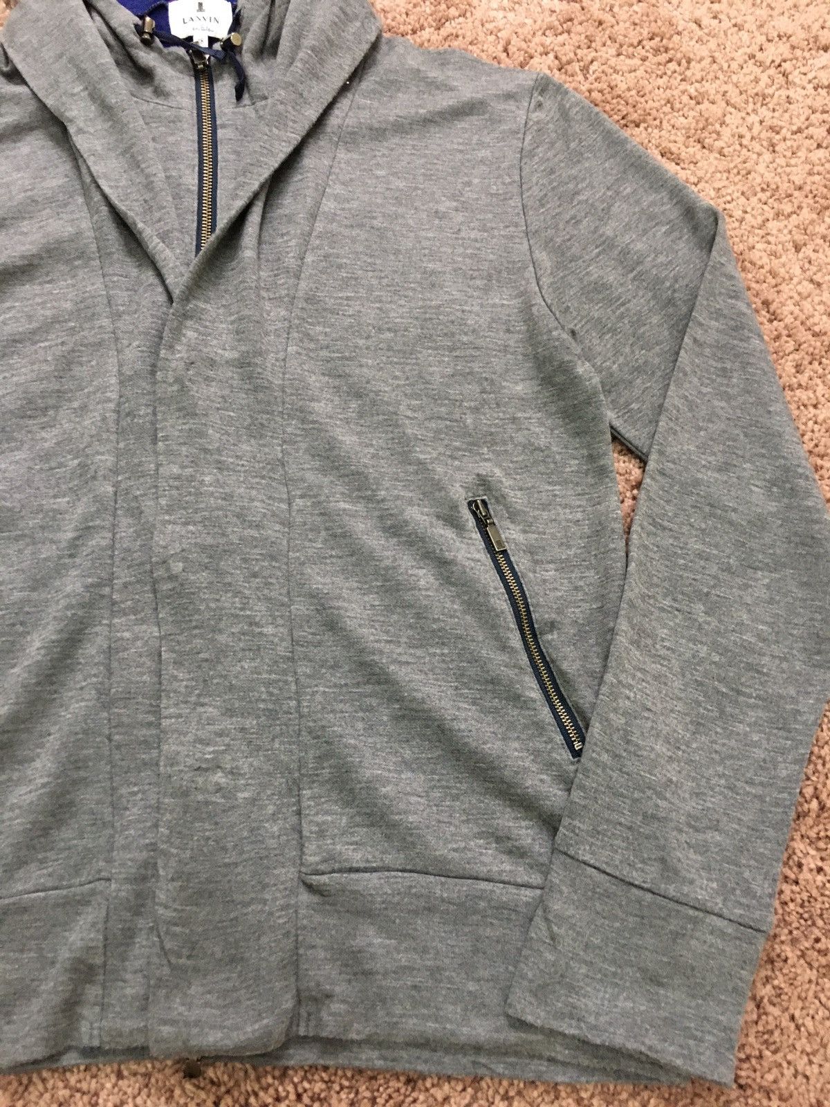 Lanvin light cotton hoodie Size US M / EU 48-50 / 2 - 4 Thumbnail