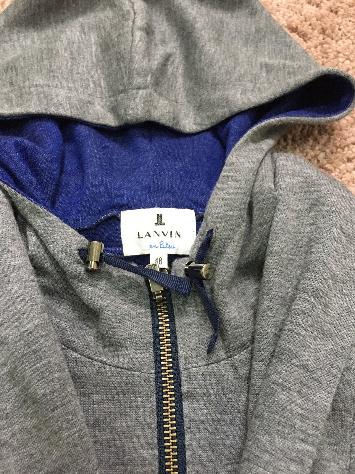 Lanvin light cotton hoodie Size US M / EU 48-50 / 2 - 2 Thumbnail