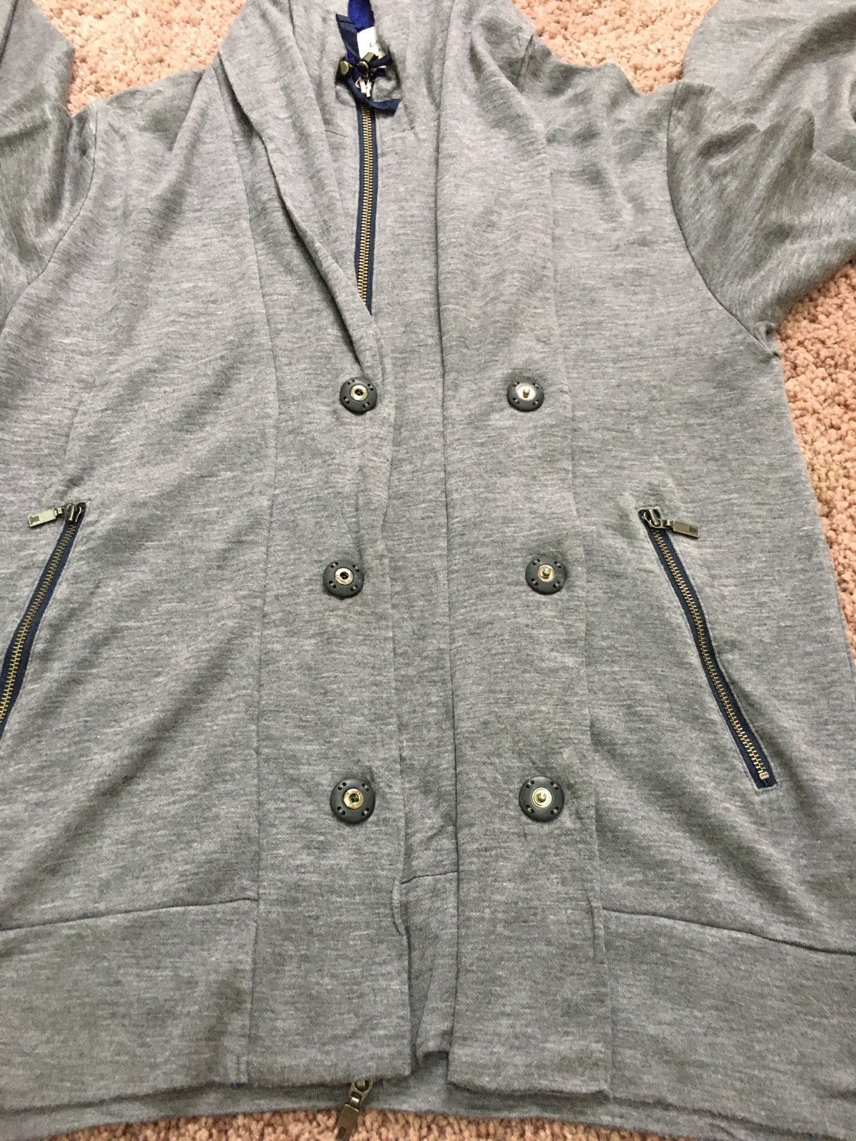 Lanvin light cotton hoodie Size US M / EU 48-50 / 2 - 6 Thumbnail