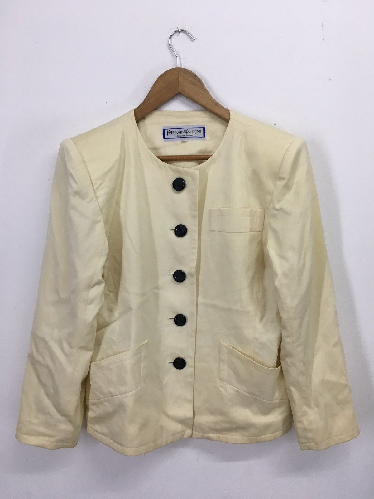 Vintage cream coat Size US M / EU 48-50 / 2 - 2 Thumbnail