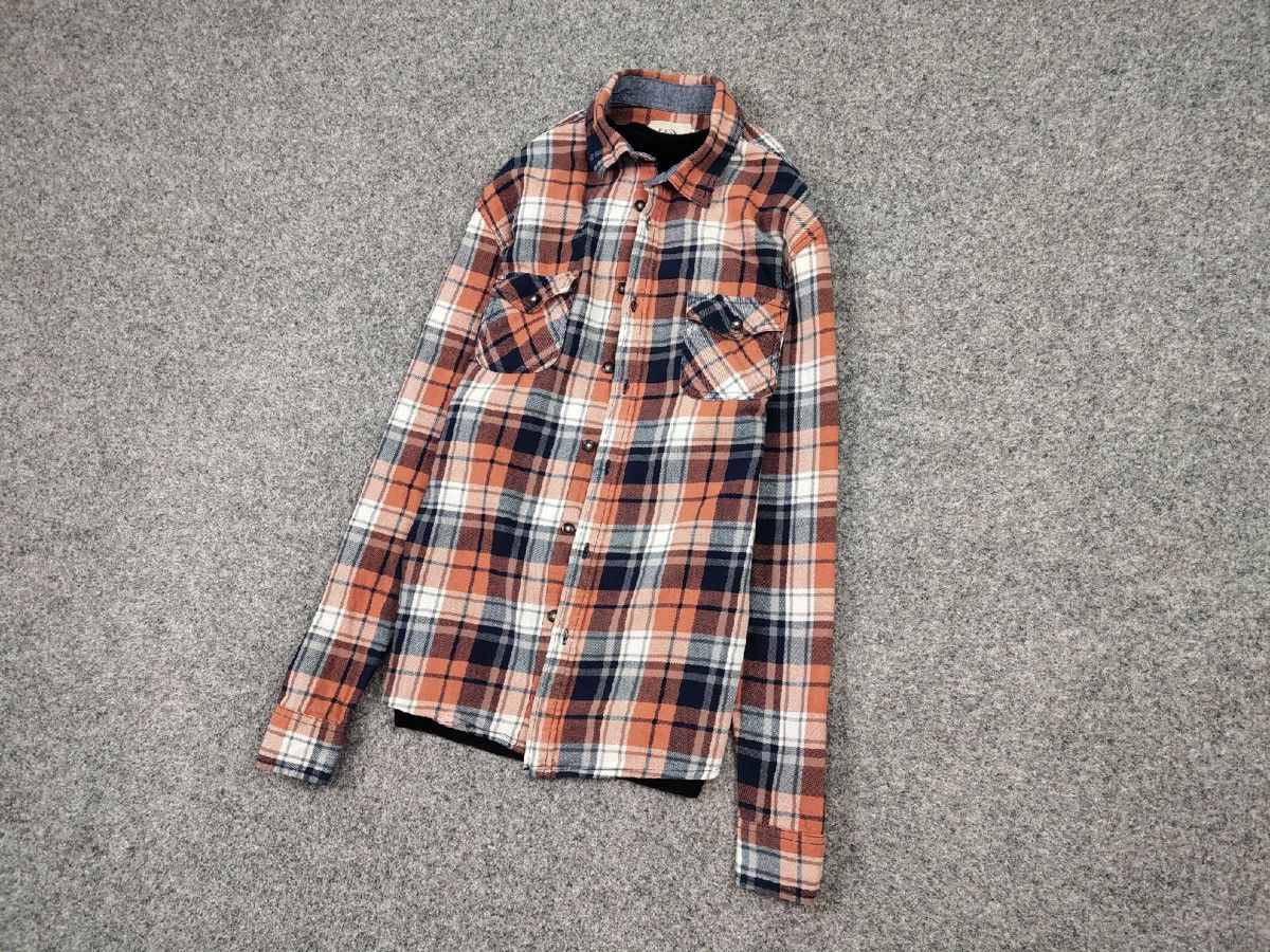 Flannel Vintage Flannel Shirt Travis Scott Style Size US L / EU 52-54 / 3 - 8 Thumbnail
