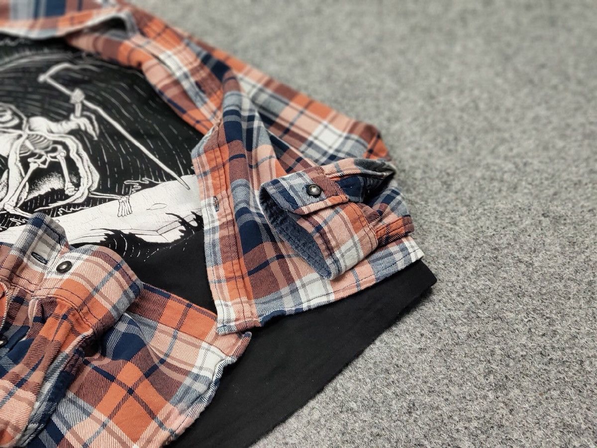 Flannel Vintage Flannel Shirt Travis Scott Style Size US L / EU 52-54 / 3 - 10 Thumbnail
