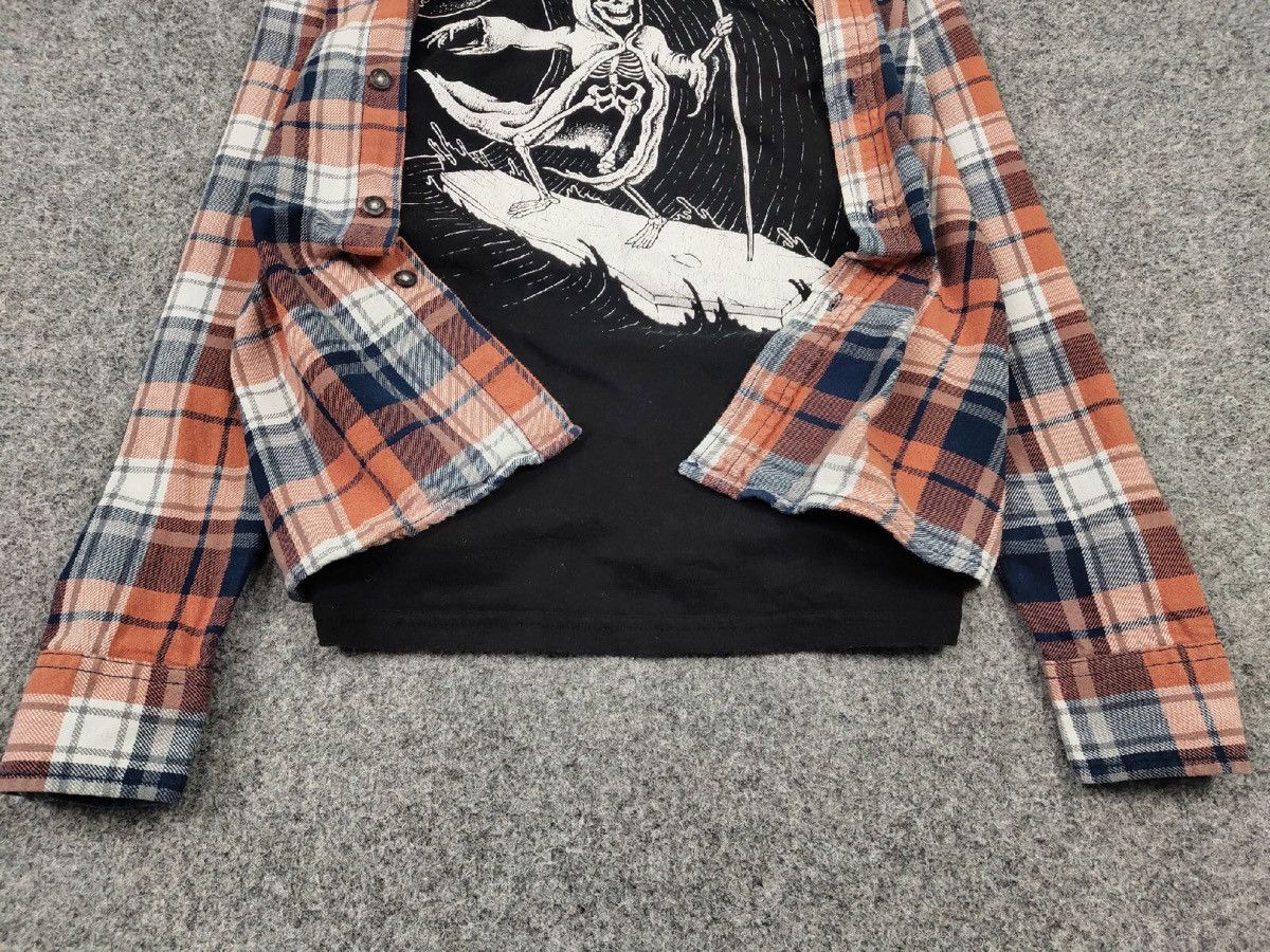 Flannel Vintage Flannel Shirt Travis Scott Style Size US L / EU 52-54 / 3 - 5 Thumbnail