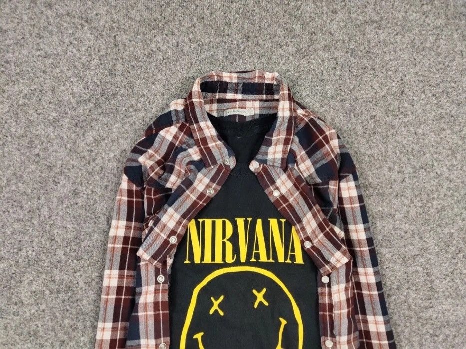 Flannel Vintage Flannel Shirt Checkered Travis Scott Style Size US L / EU 52-54 / 3 - 4 Thumbnail