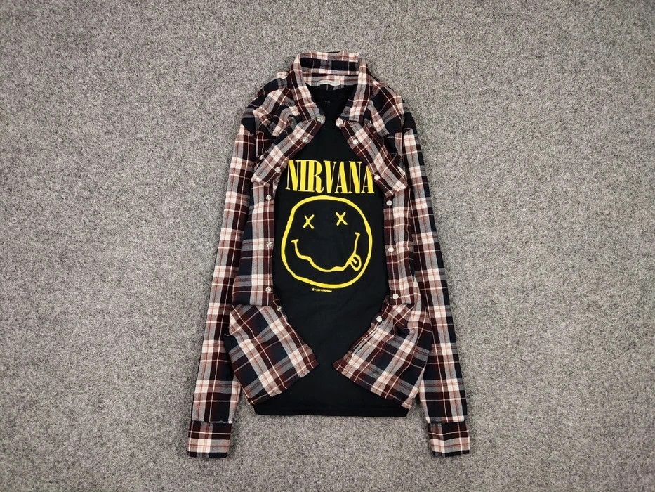 Flannel Vintage Flannel Shirt Checkered Travis Scott Style Size US L / EU 52-54 / 3 - 1 Thumbnail