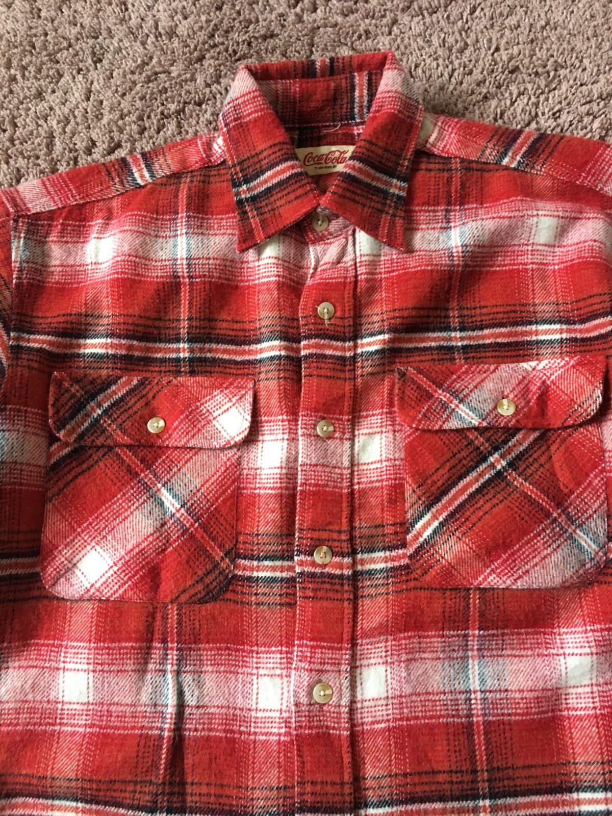 Vintage red plaid flannel Size US M / EU 48-50 / 2 - 3 Thumbnail