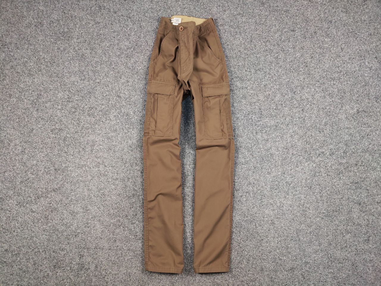 Japanese Brand Vintage 90's Japanese Wolsey Brown Cargo Pants Travis Scott Size US 34 / EU 50 - 1 Thumbnail
