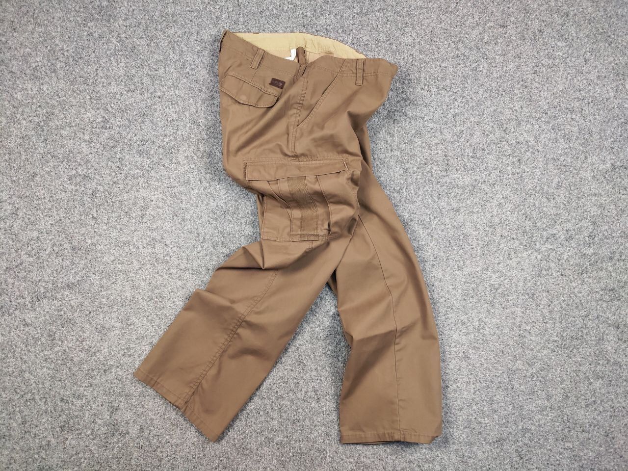 Japanese Brand Vintage 90's Japanese Wolsey Brown Cargo Pants Travis Scott Size US 34 / EU 50 - 15 Thumbnail