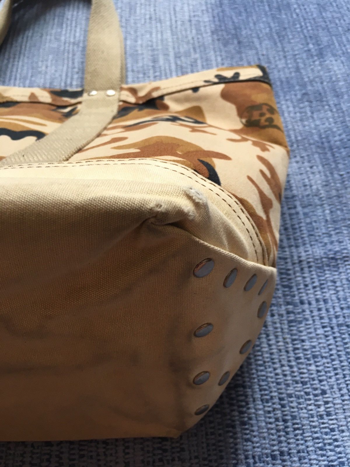 Lucien Pellat-Finet brown skull camouflage tote bag Size ONE SIZE - 2 Thumbnail