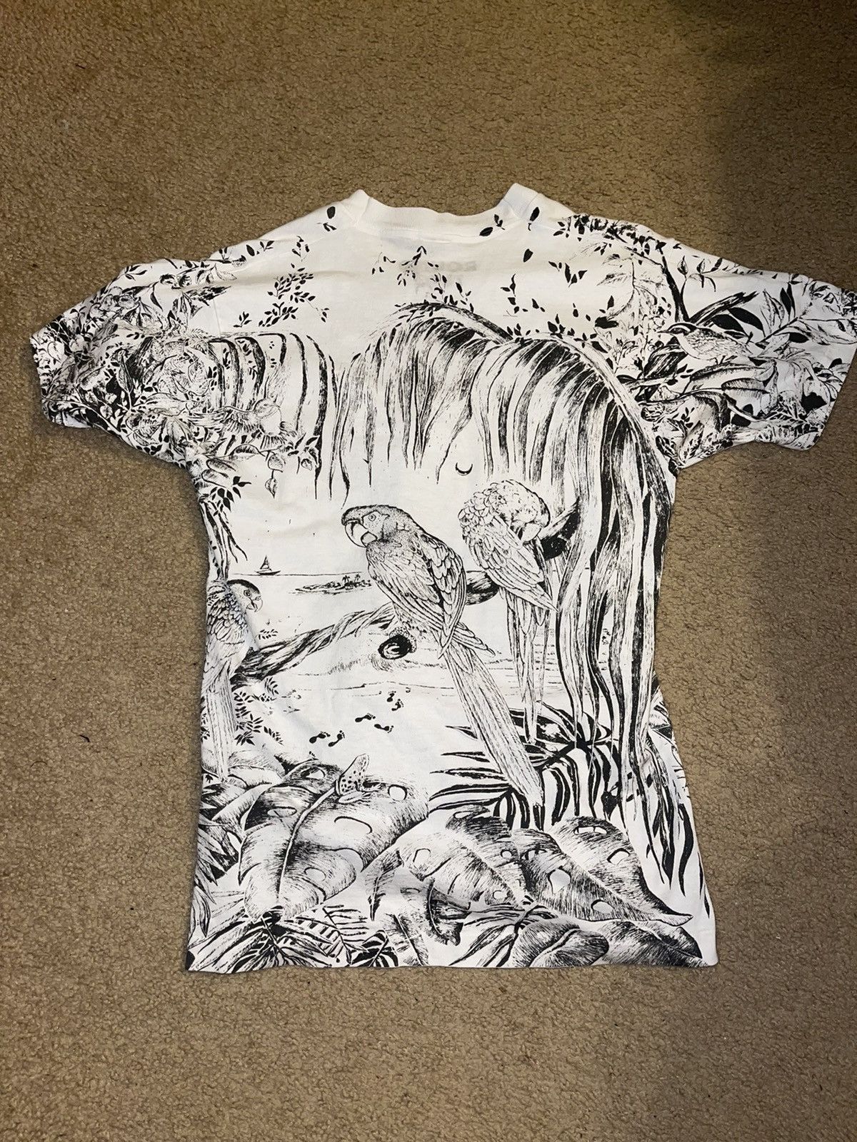 Fruit Of The Loom × Round Two × Vintage Round Two Vintage Miami Tropical Rainforest Shirt Size Large Size US L / EU 52-54 / 3 - 2 Thumbnail