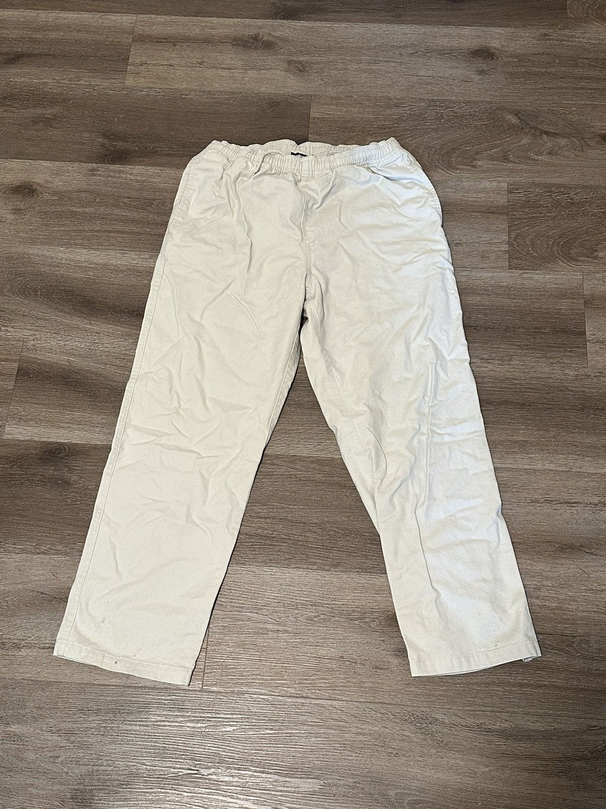 Stussy STUSSY Beige/White Beach Casual Pants | Grailed