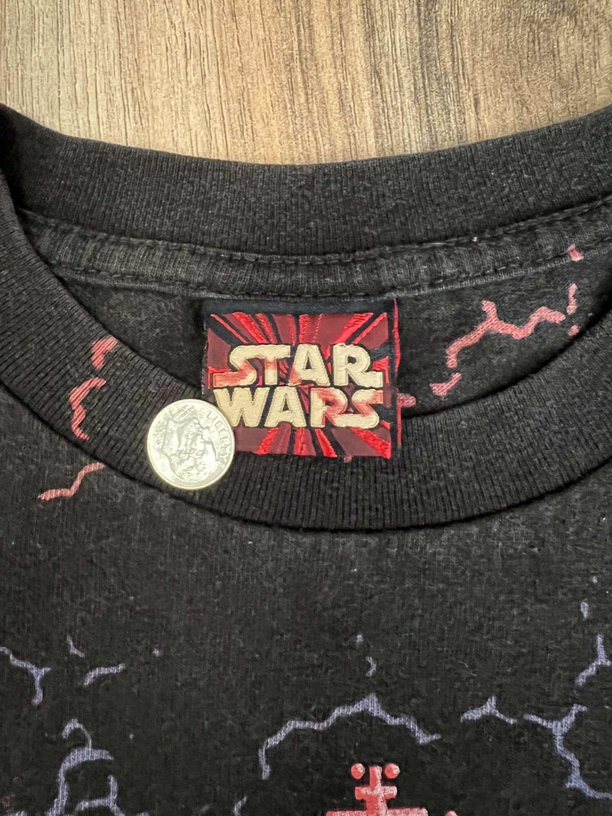 Star Wars × Vintage Darth Maul All Over Lightning Print Vintage Shirt Size US S / EU 44-46 / 1 - 3 Thumbnail