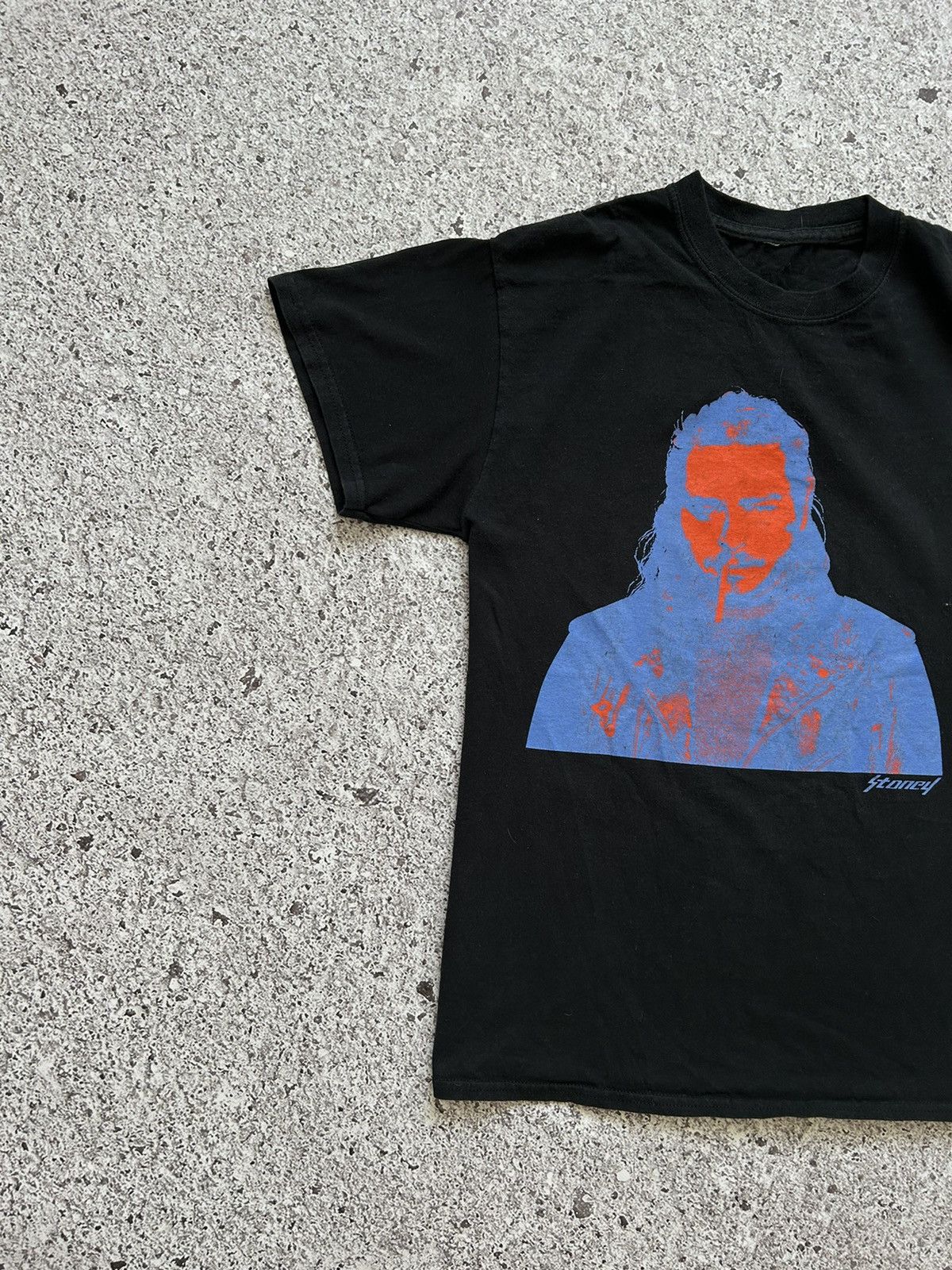 Band Tees × Rap Tees Vintage Post Malone Stoney Rap Band T-Shirt Y2K Hype 2016 Size US S / EU 44-46 / 1 - 2 Thumbnail