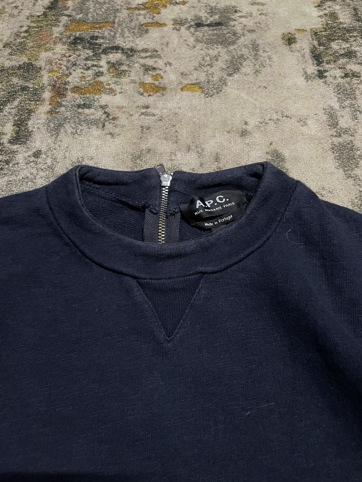 A.P.C. × Designer × Vintage 💥Vintage A.P.C Rue Madame Paris Back Zip Long Sleeve Size S / US 4 / IT 40 - 3 Thumbnail