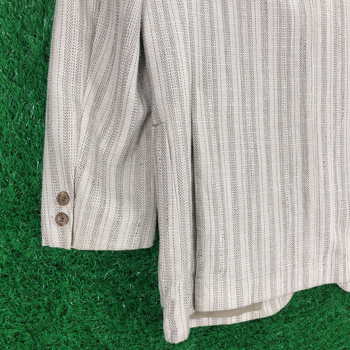 Japanese Brand Vintage 80's Blazer Striped Japanese Tailor Made by Seviel Size US M / EU 48-50 / 2 - 6 Thumbnail