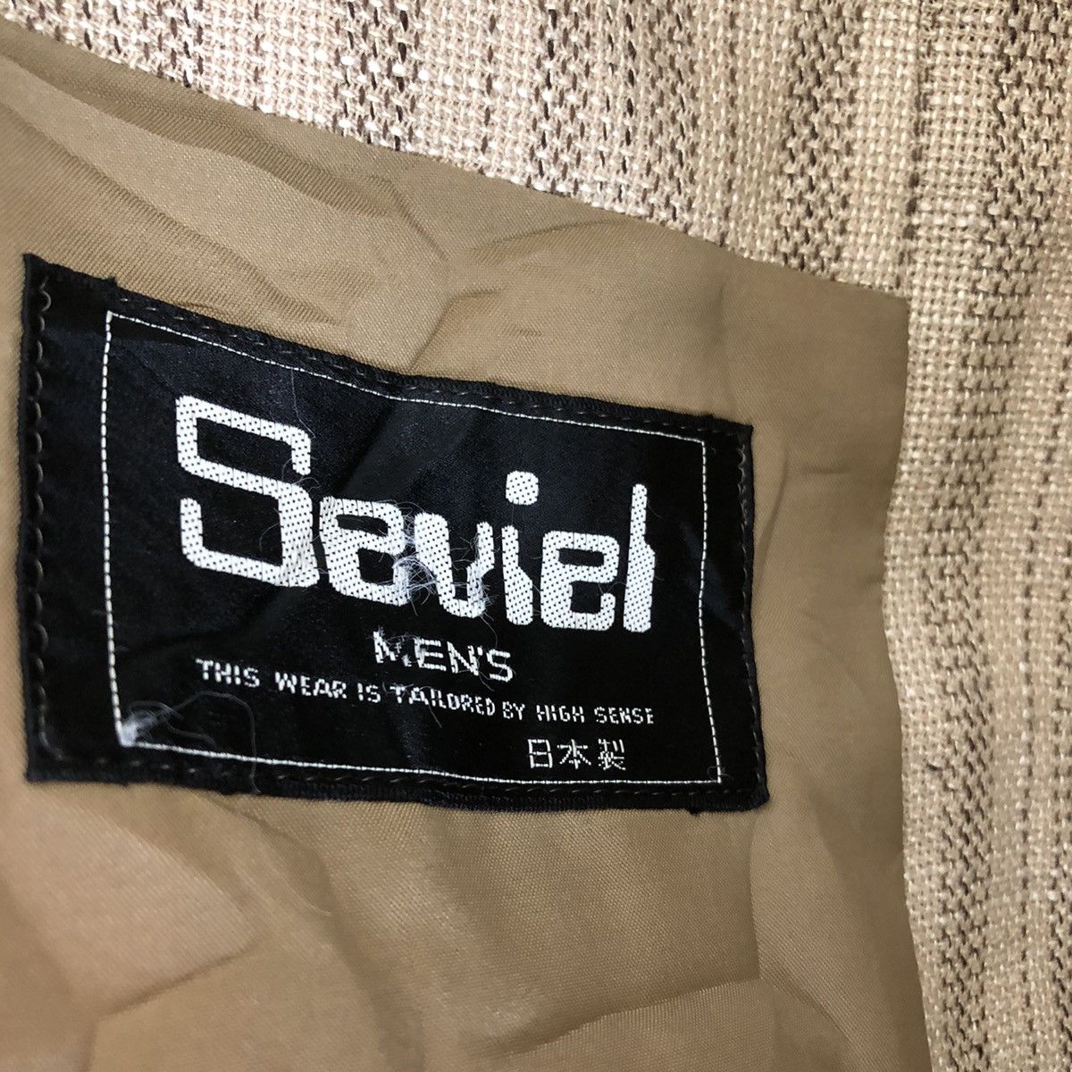 Japanese Brand Vintage 80's Blazer Striped Japanese Tailor Made by Seviel Size US M / EU 48-50 / 2 - 11 Thumbnail