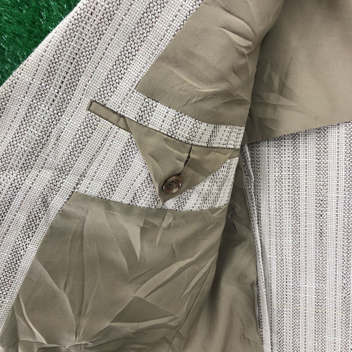 Japanese Brand Vintage 80's Blazer Striped Japanese Tailor Made by Seviel Size US M / EU 48-50 / 2 - 10 Thumbnail