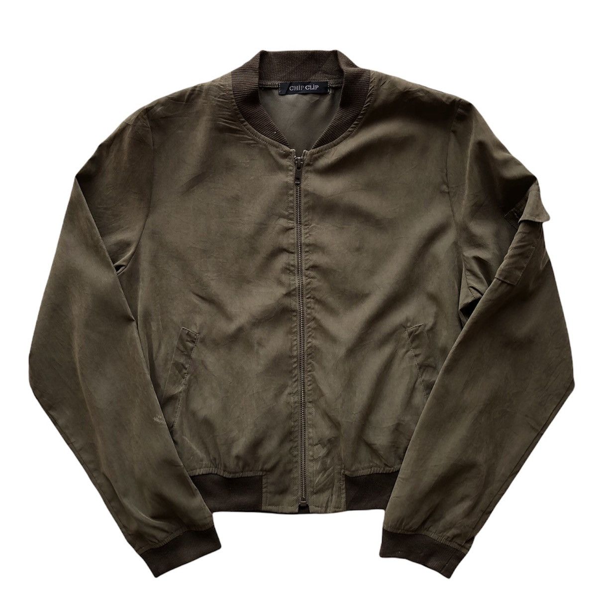 image of Bomber Jacket By Chip Clip in Brown, Men's (Size Small)