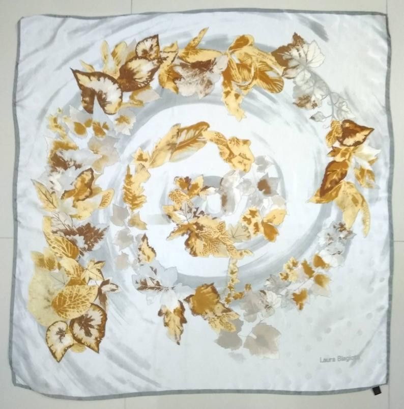 Laura Biagiotti Laura Biagiotti Silk Scarf Muffler Shawl Scarves Size ONE SIZE - 5 Thumbnail
