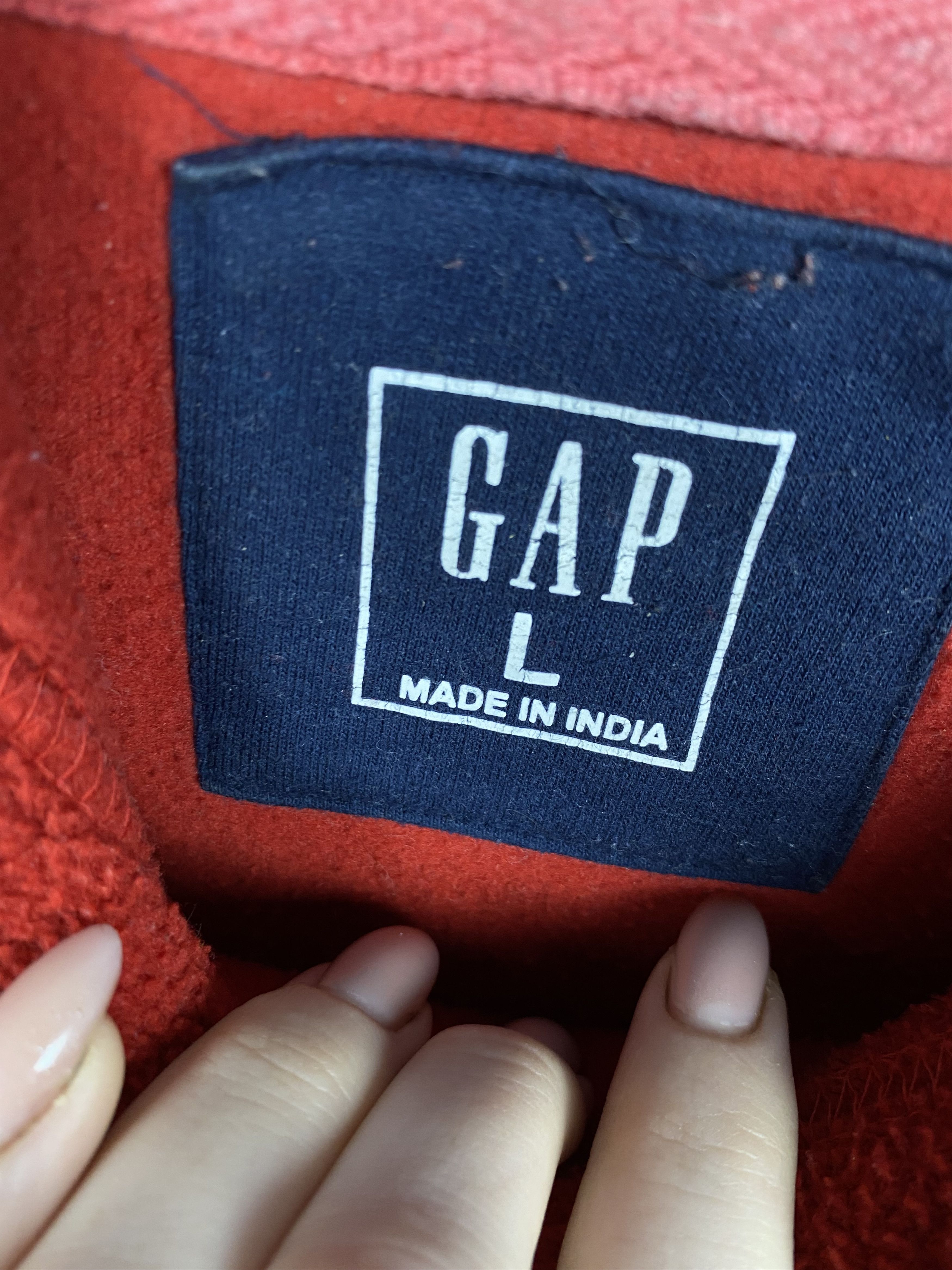 Gap GAP New York Teddy Fleece Hoodie Distressed Size US L / EU 52-54 / 3 - 4 Thumbnail