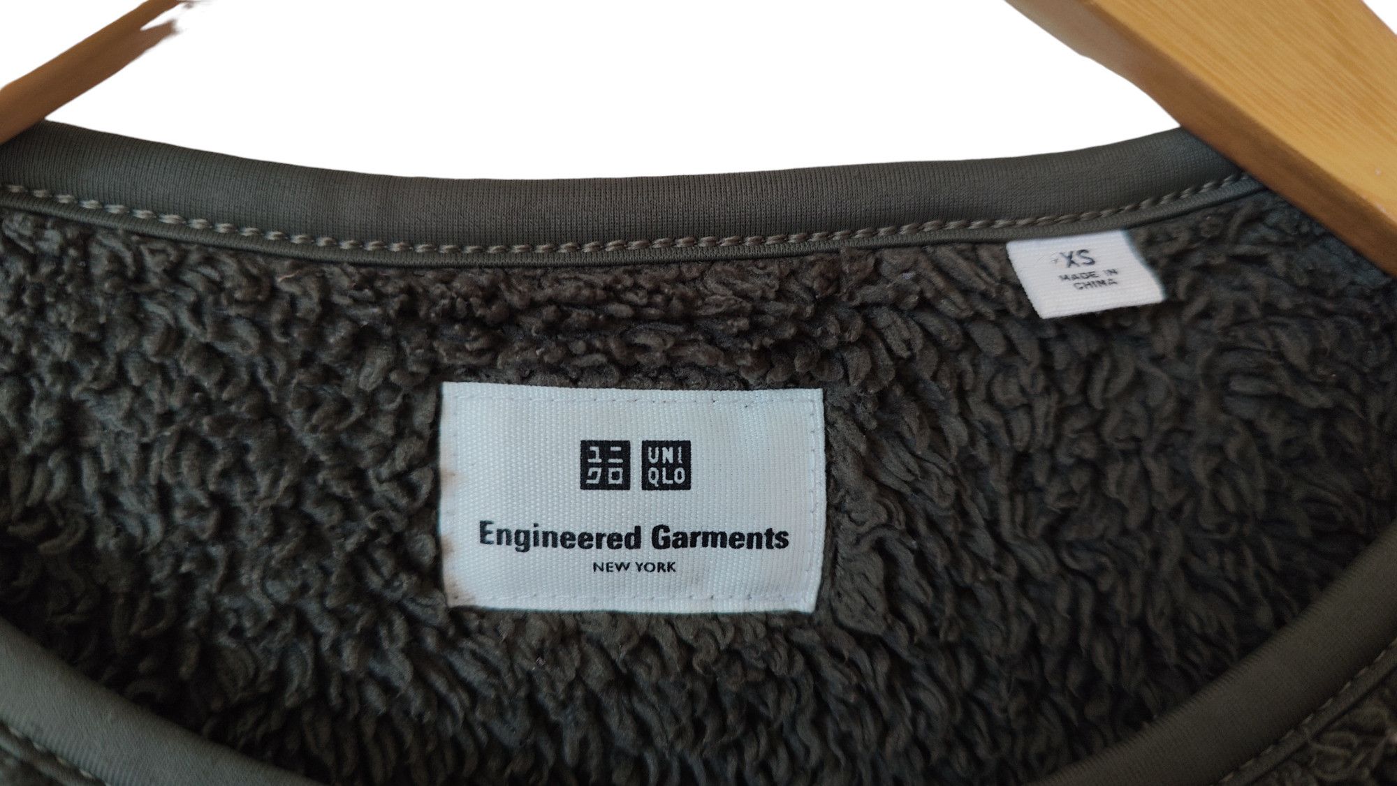 Engineered Garments × Uniqlo Engineered Garments Uniqlo Khaki Military Fleece Sweatshirt Size US XS / EU 42 / 0 - 4 Thumbnail