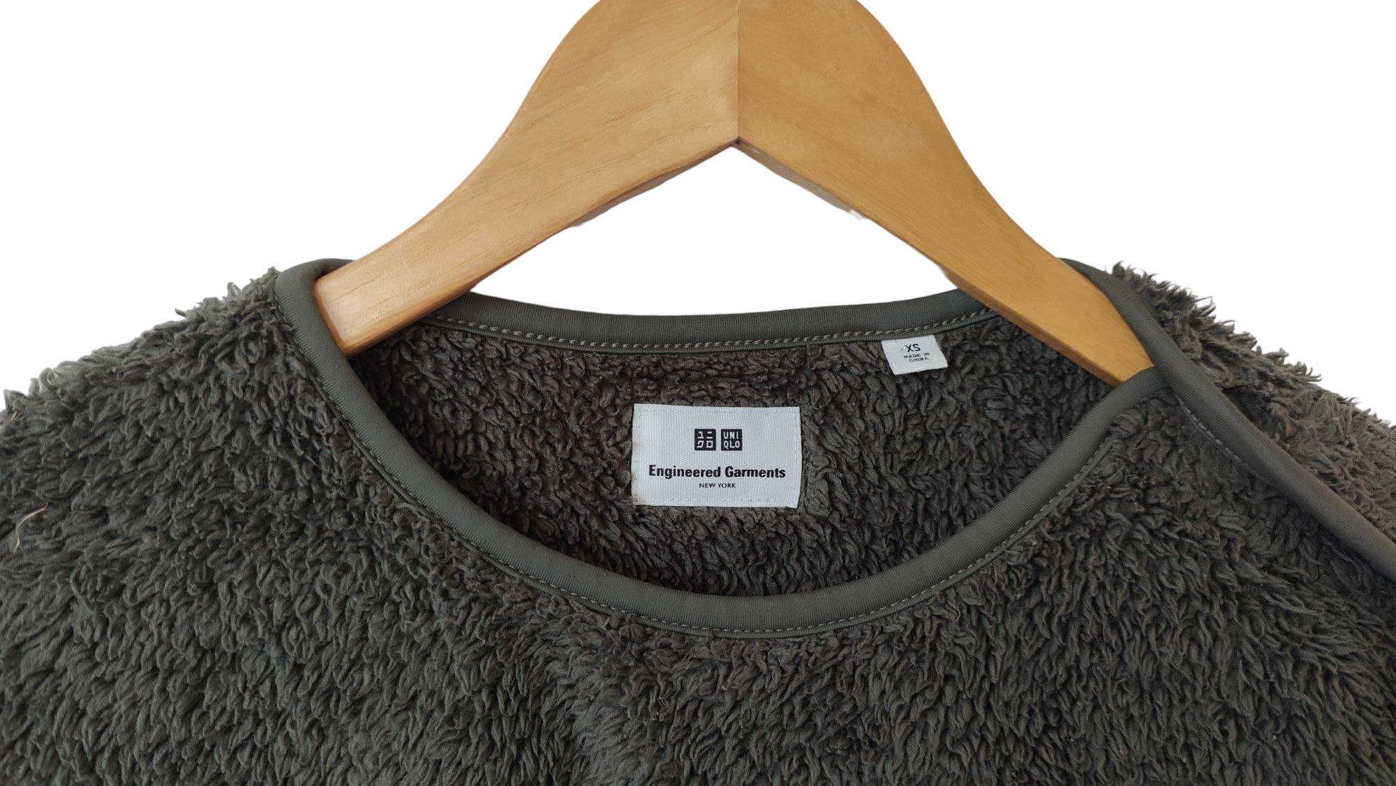 Engineered Garments × Uniqlo Engineered Garments Uniqlo Khaki Military Fleece Sweatshirt Size US XS / EU 42 / 0 - 3 Thumbnail