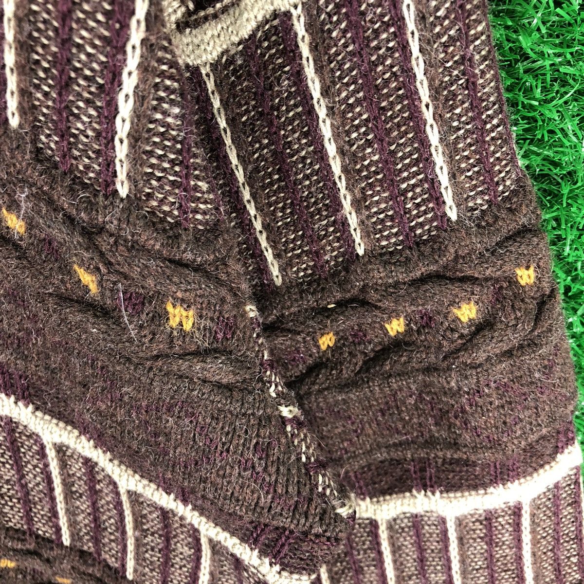 Lindbergh Vintage 80's Lindbergh Cable Knit Wool Sweater Coogi Style Size US M / EU 48-50 / 2 - 8 Thumbnail