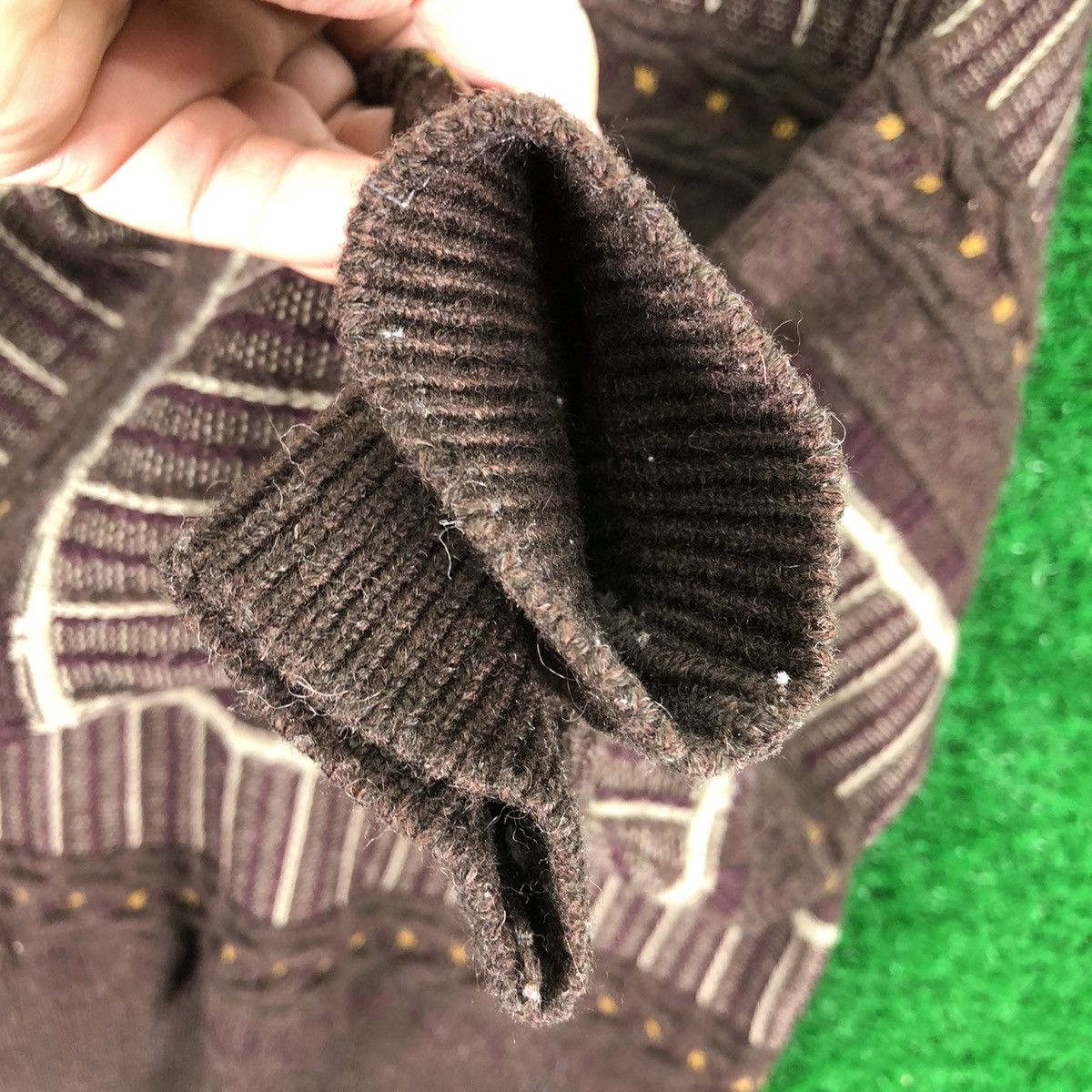 Lindbergh Vintage 80's Lindbergh Cable Knit Wool Sweater Coogi Style Size US M / EU 48-50 / 2 - 11 Thumbnail