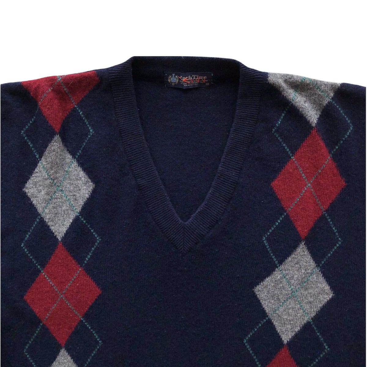 Aran Isles Knitwear Vintage 90's Knit Sweater Pullover V-Neck Size US S / EU 44-46 / 1 - 2 Thumbnail