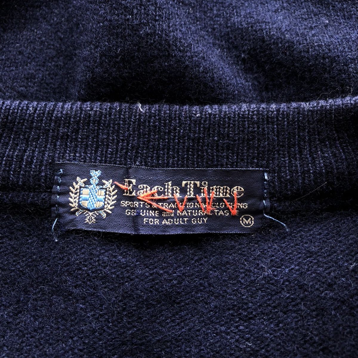Aran Isles Knitwear Vintage 90's Knit Sweater Pullover V-Neck Size US S / EU 44-46 / 1 - 11 Thumbnail