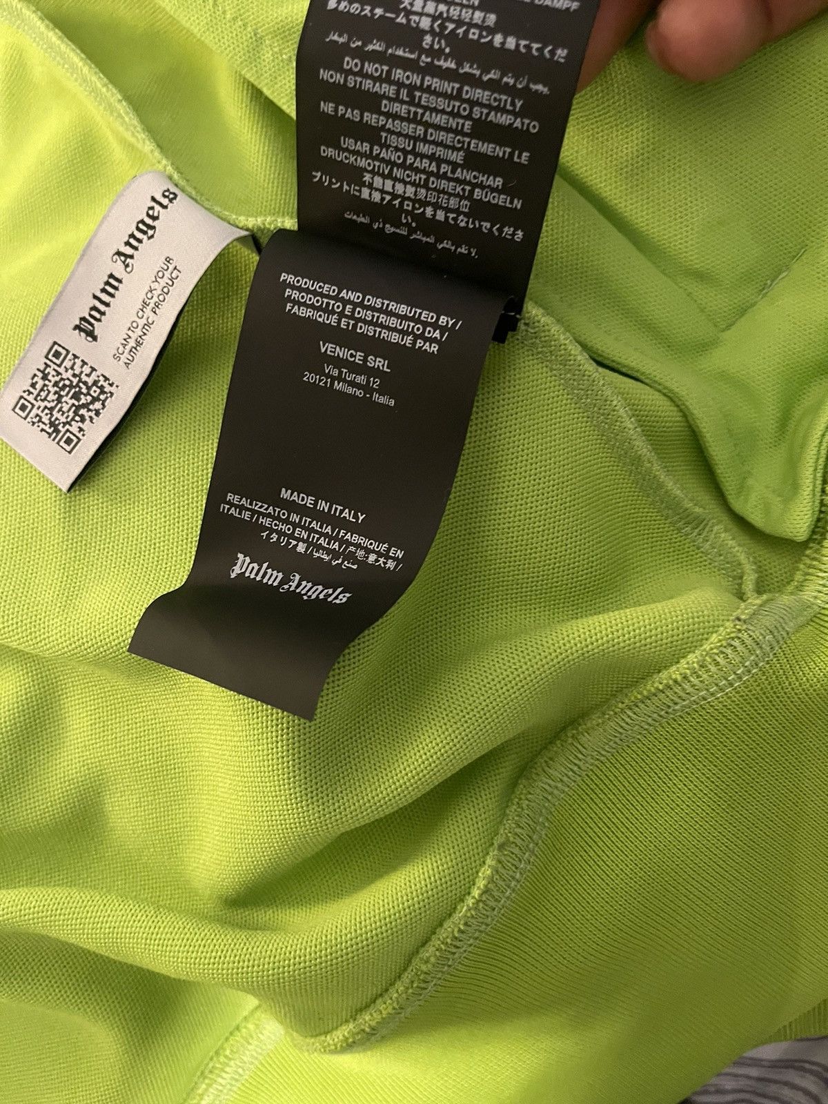 Palm Angels Palm Angels Track Jacket Lime Green Size US S / EU 44-46 / 1 - 8 Thumbnail