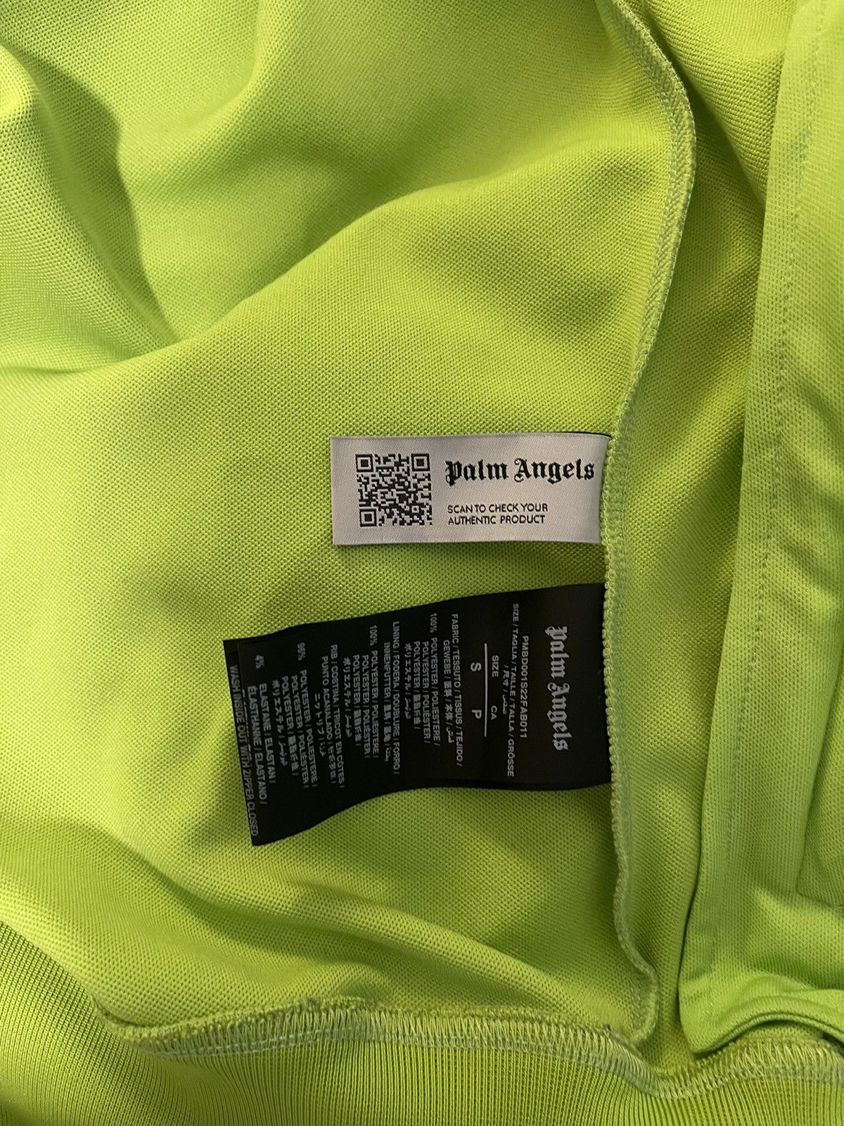 Palm Angels Palm Angels Track Jacket Lime Green Size US S / EU 44-46 / 1 - 7 Thumbnail