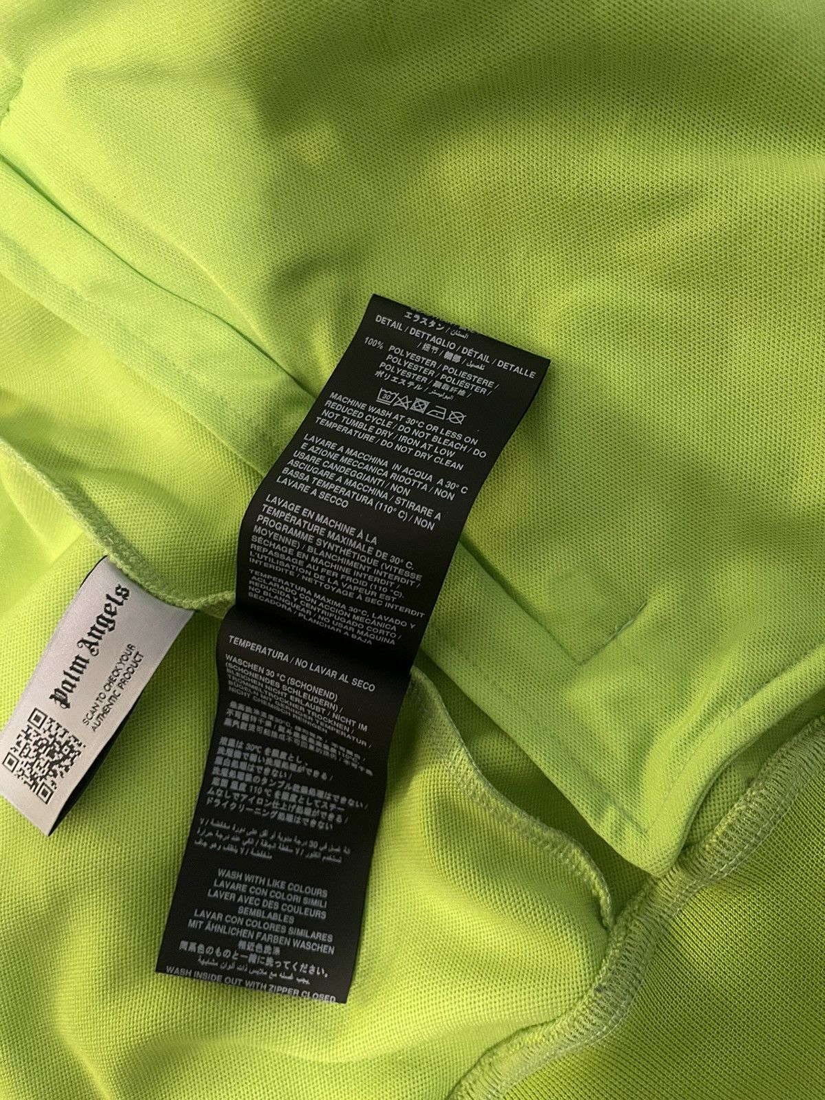 Palm Angels Palm Angels Track Jacket Lime Green Size US S / EU 44-46 / 1 - 10 Thumbnail