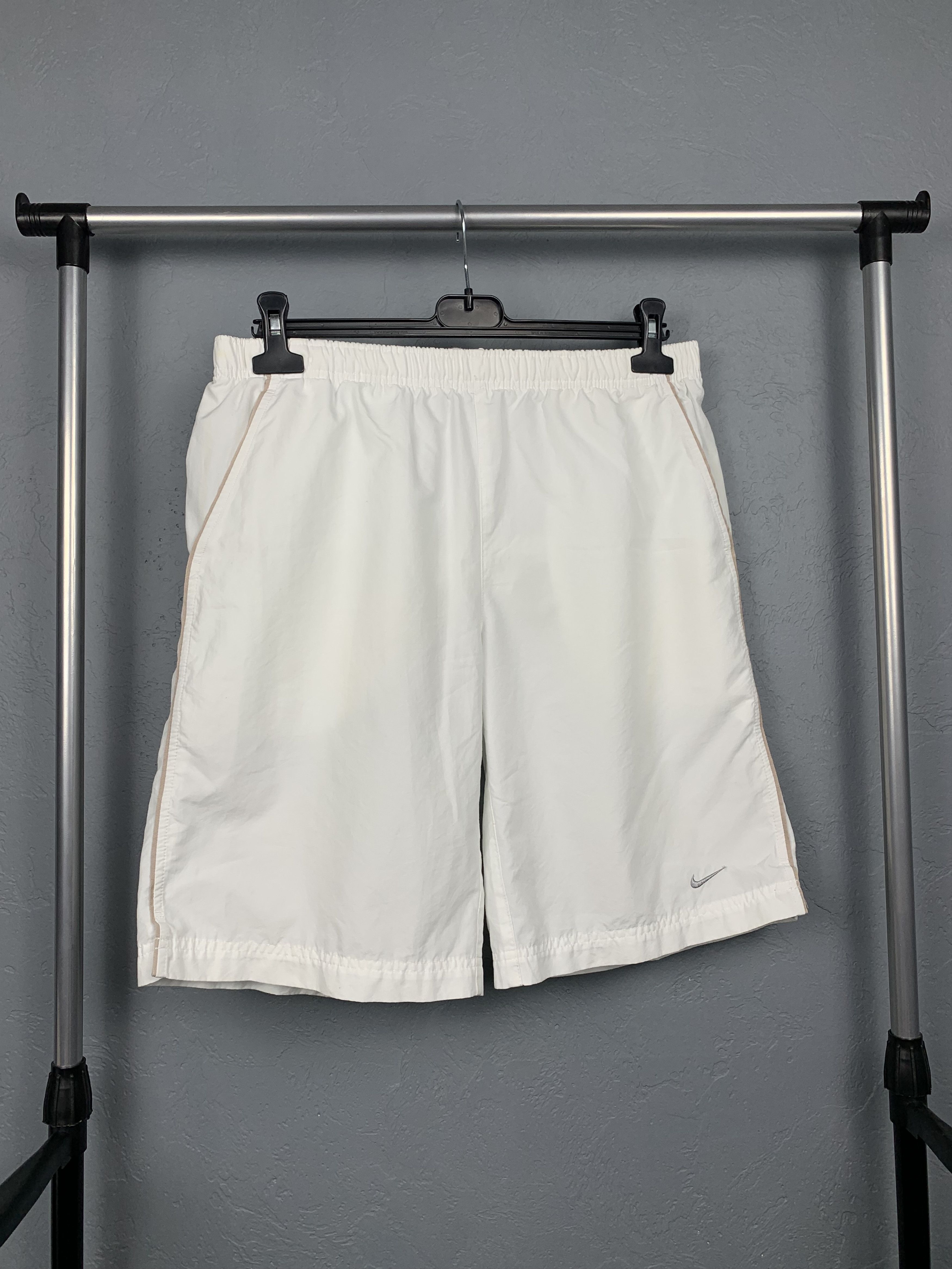 Nike × Vintage Nike 90s Vintage Nylon Mens Shorts Y2K Size US 32 / EU 48 - 1 Thumbnail