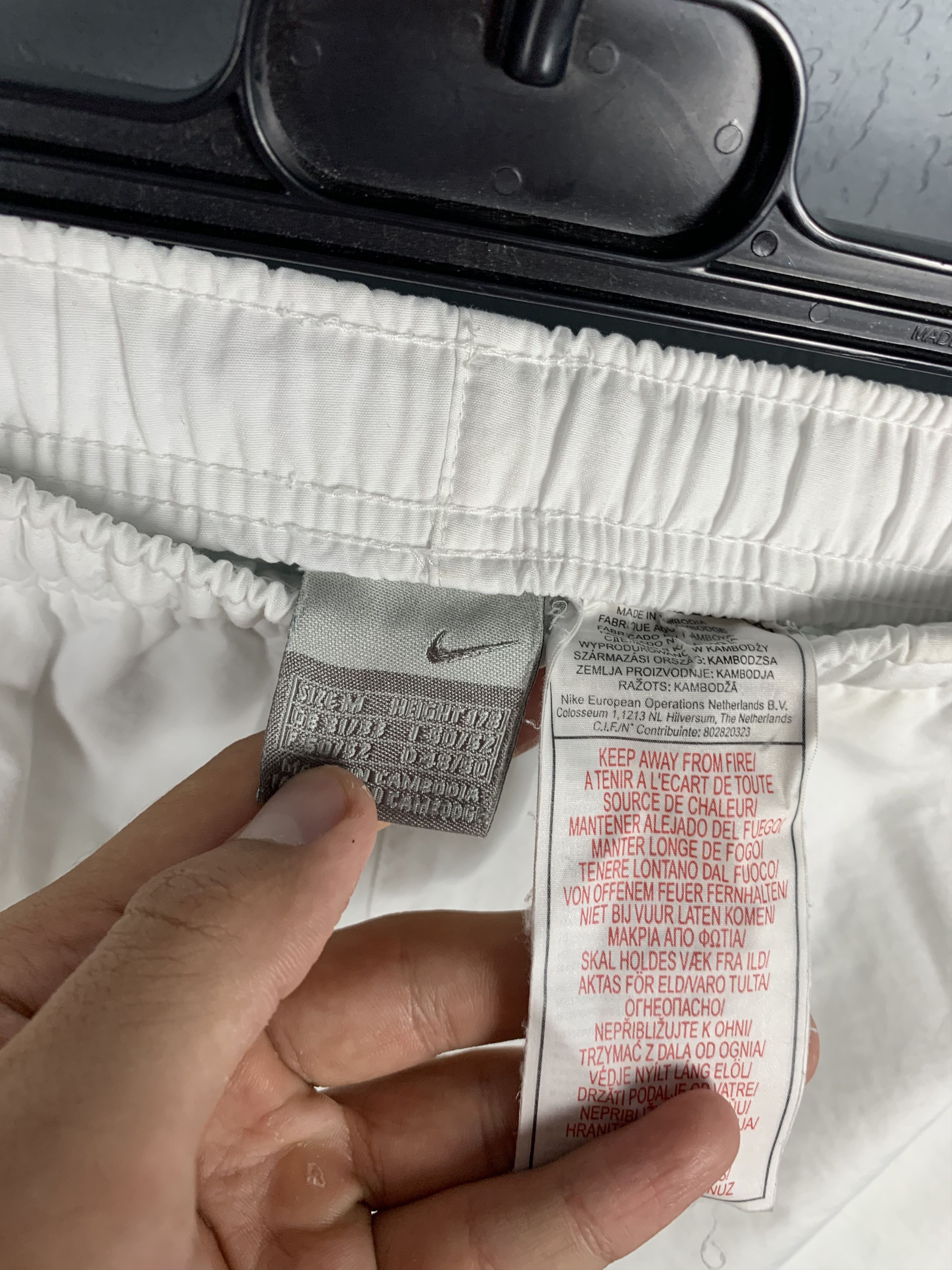 Nike × Vintage Nike 90s Vintage Nylon Mens Shorts Y2K Size US 32 / EU 48 - 4 Thumbnail