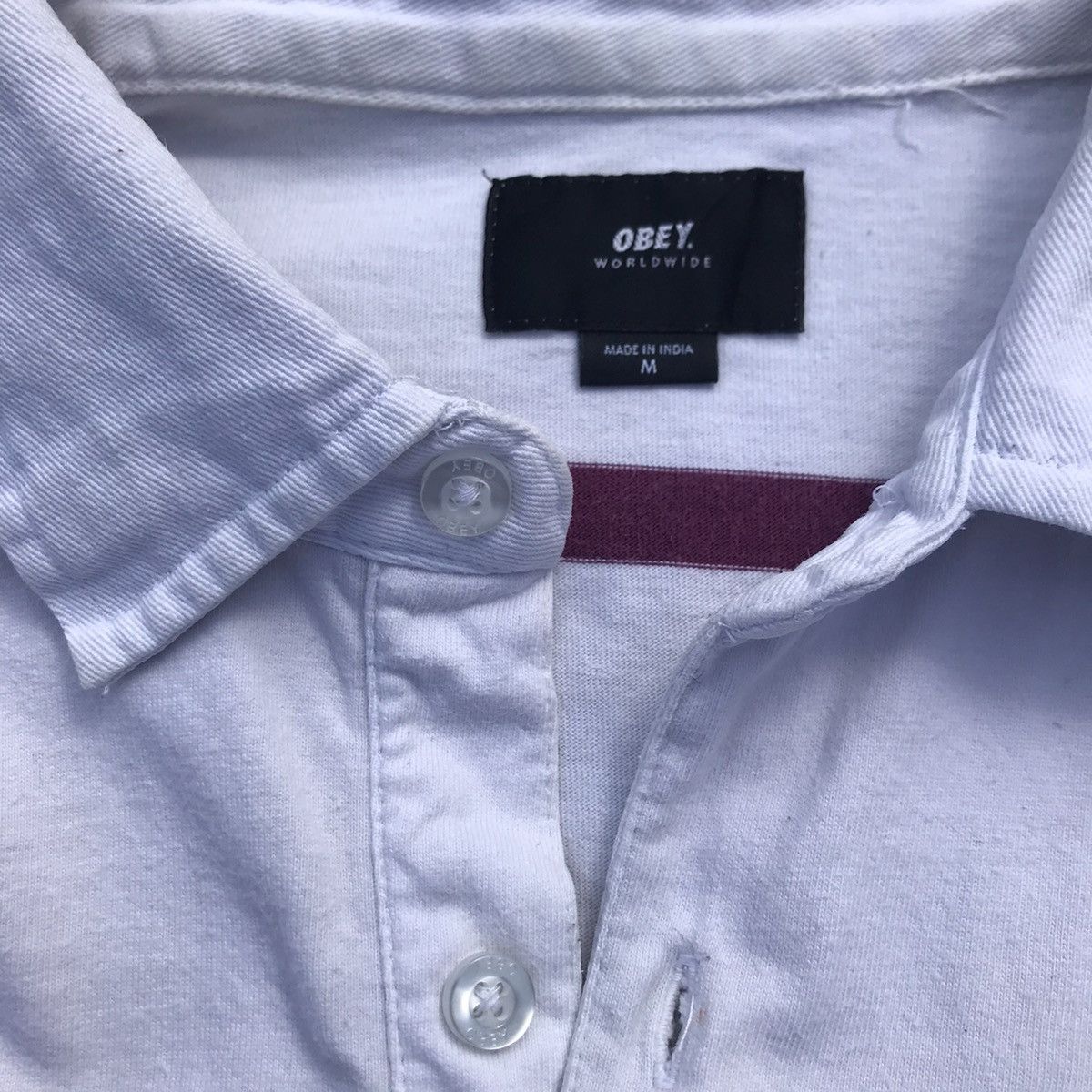 Obey Obey Long Sleeve Polo Size US M / EU 48-50 / 2 - 5 Thumbnail