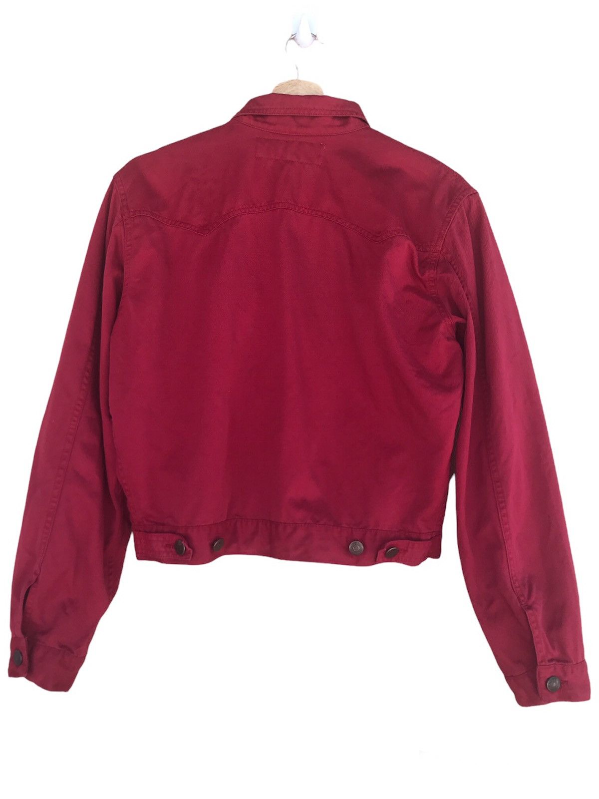 Miu Miu × Vintage Vintage Old Tag Miu Miu Cotton Trucker Jacket Size S / US 4 / IT 40 - 3 Thumbnail