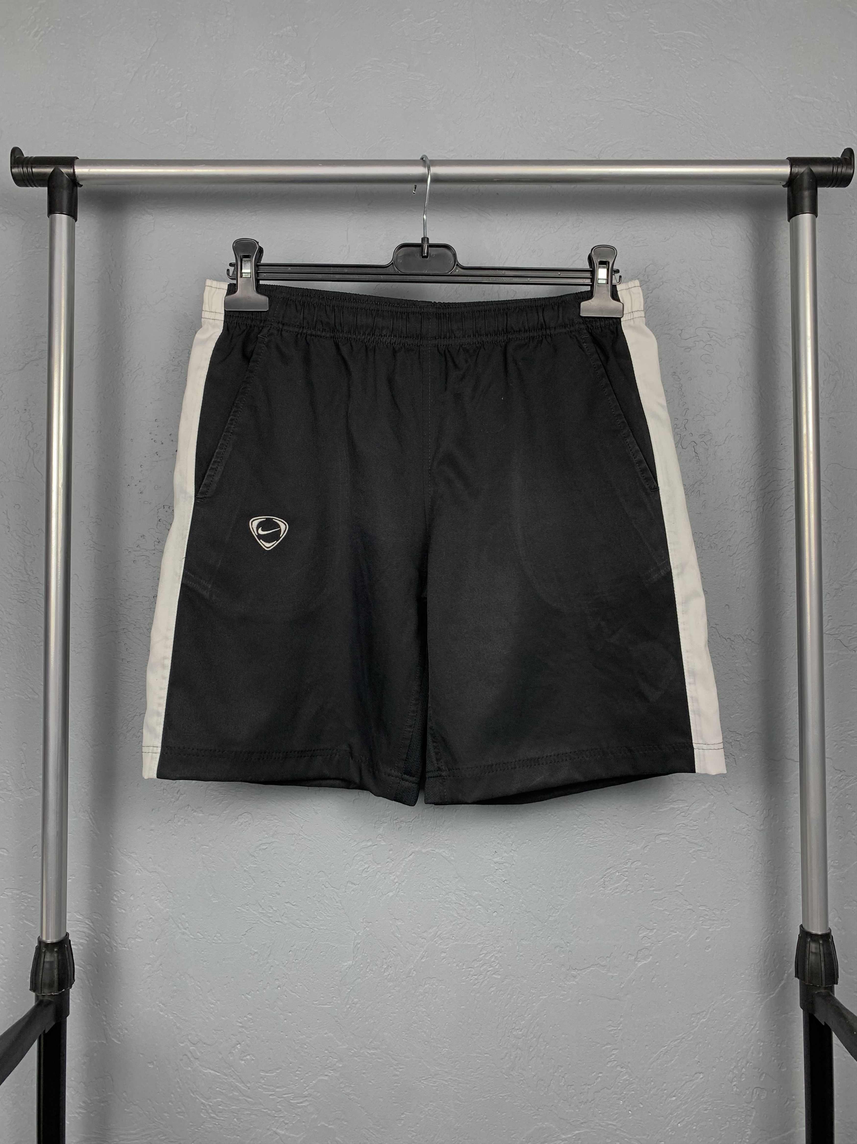 Nike × Vintage Nike 90s Vintage Nylon Swoosh Mens Shorts Size US 30 / EU 46 - 1 Thumbnail