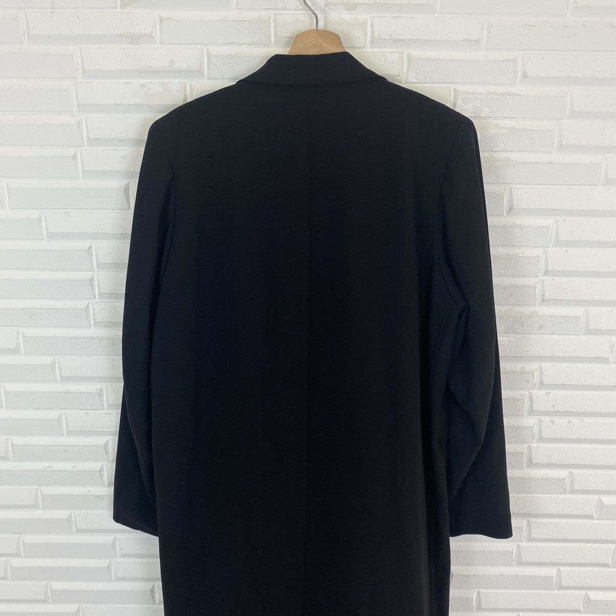 Yohji Yamamoto ☀️Y's Yohji Yamamoto Black Long Coat Size US M / EU 48-50 / 2 - 11 Thumbnail