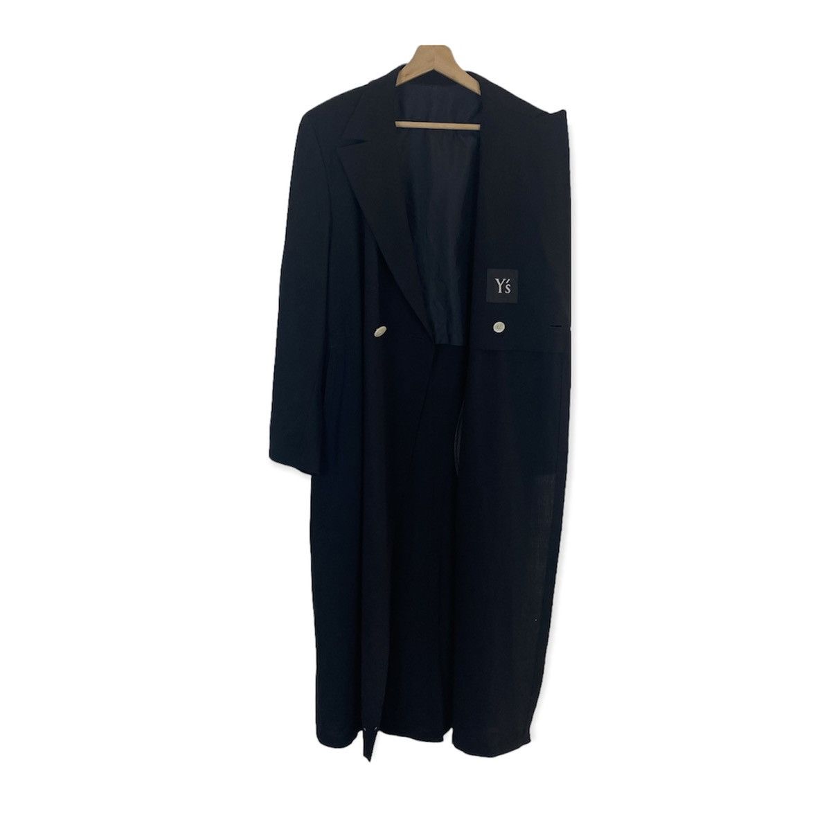 Yohji Yamamoto ☀️Y's Yohji Yamamoto Black Long Coat Size US M / EU 48-50 / 2 - 1 Thumbnail