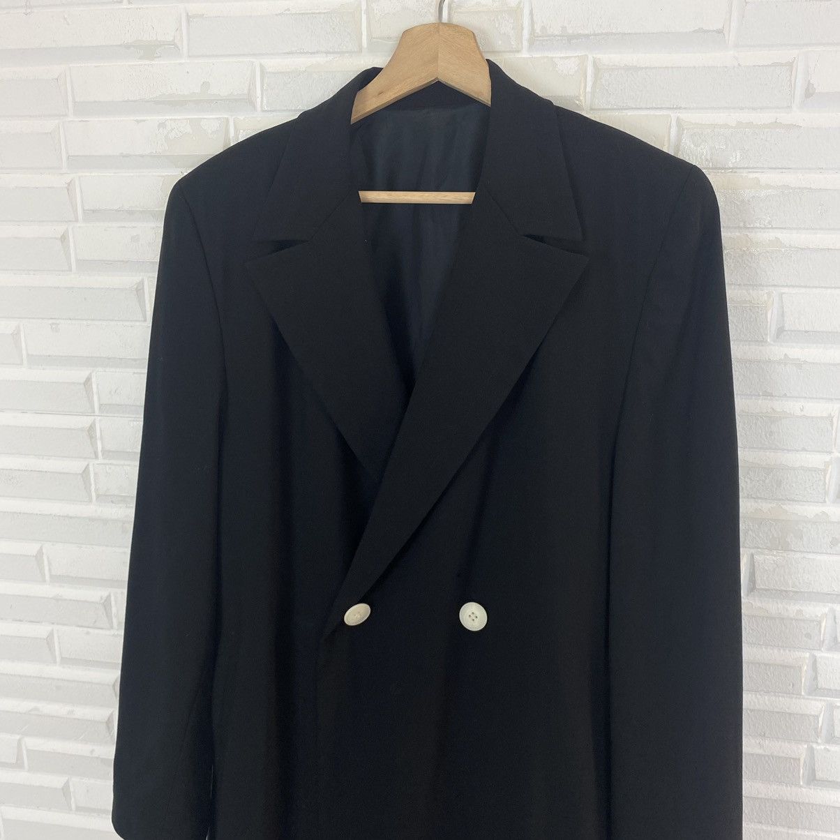 Yohji Yamamoto ☀️Y's Yohji Yamamoto Black Long Coat Size US M / EU 48-50 / 2 - 10 Thumbnail